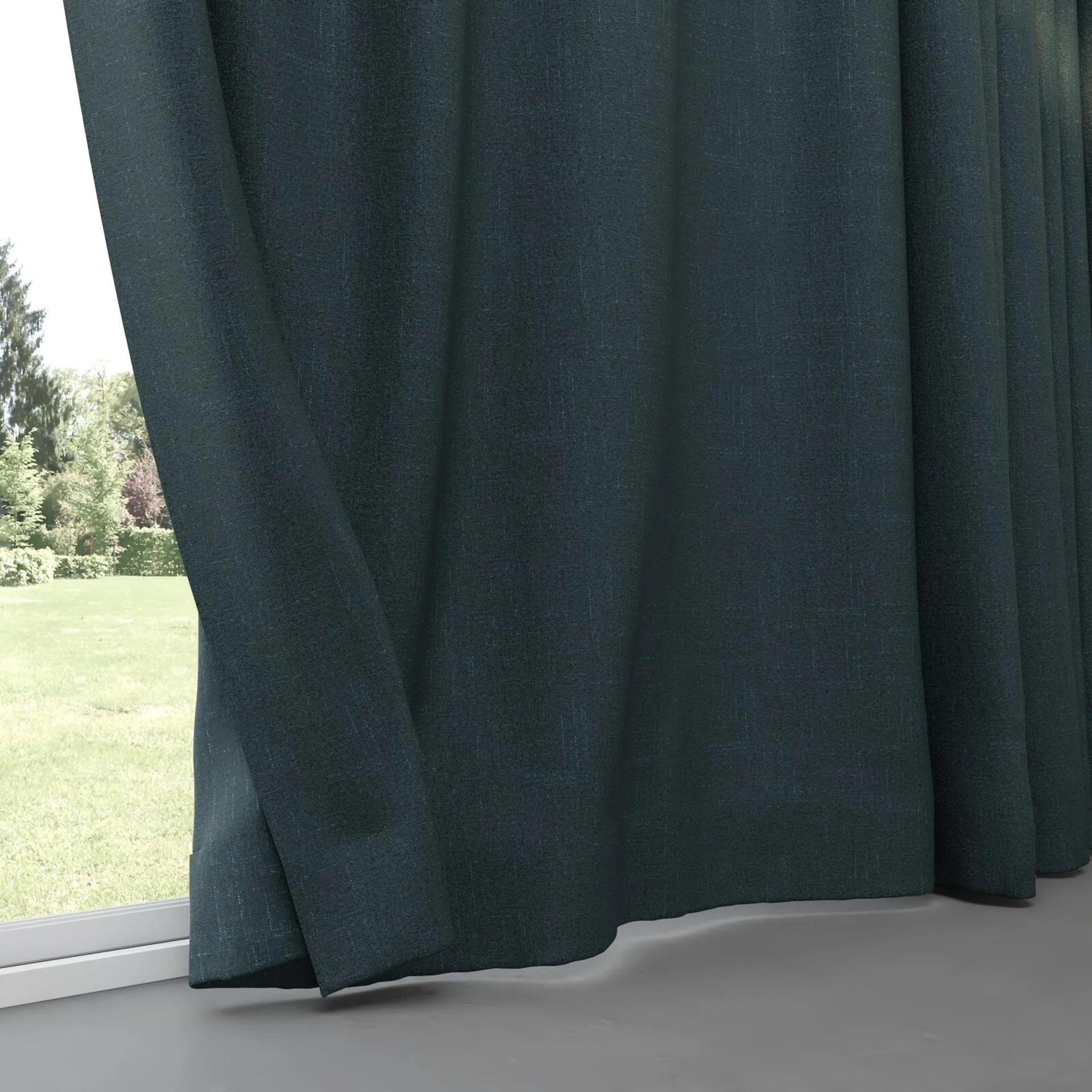 Bottom view of Cavalry Abbys, pinch pleat
