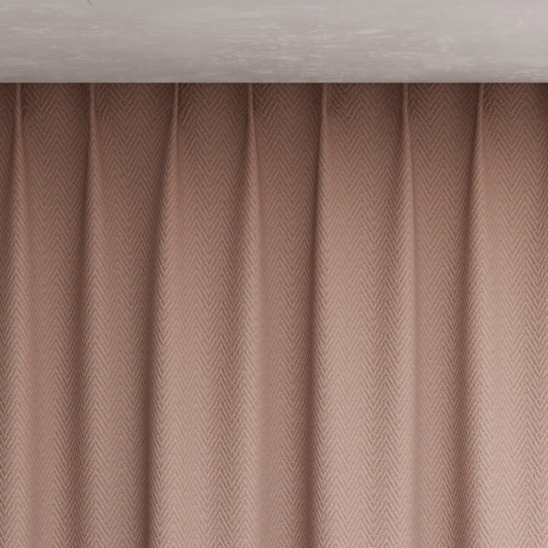 Top view of Saiph Nostalgia, pinch pleat