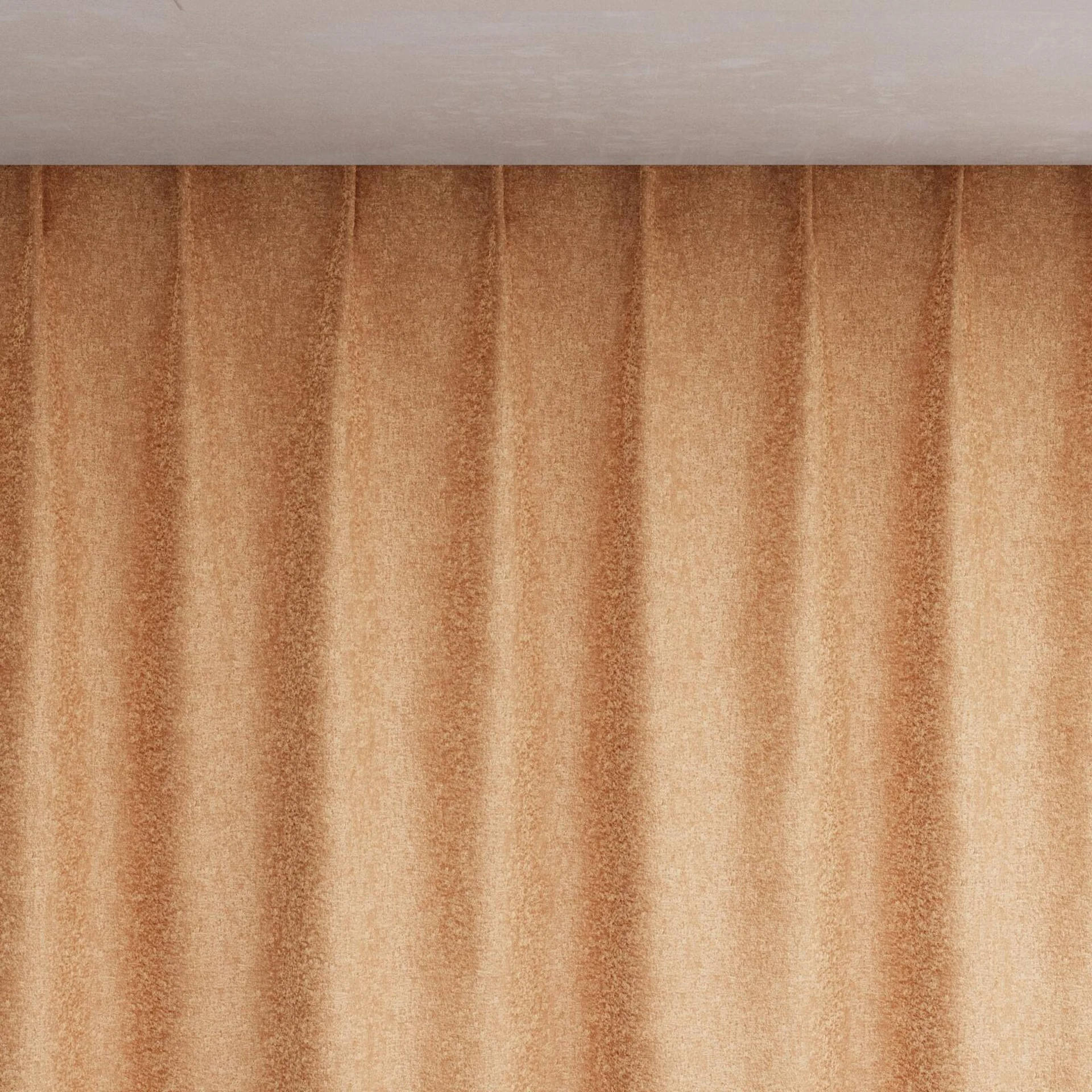 Top view of Brigadier Melon, pinch pleat