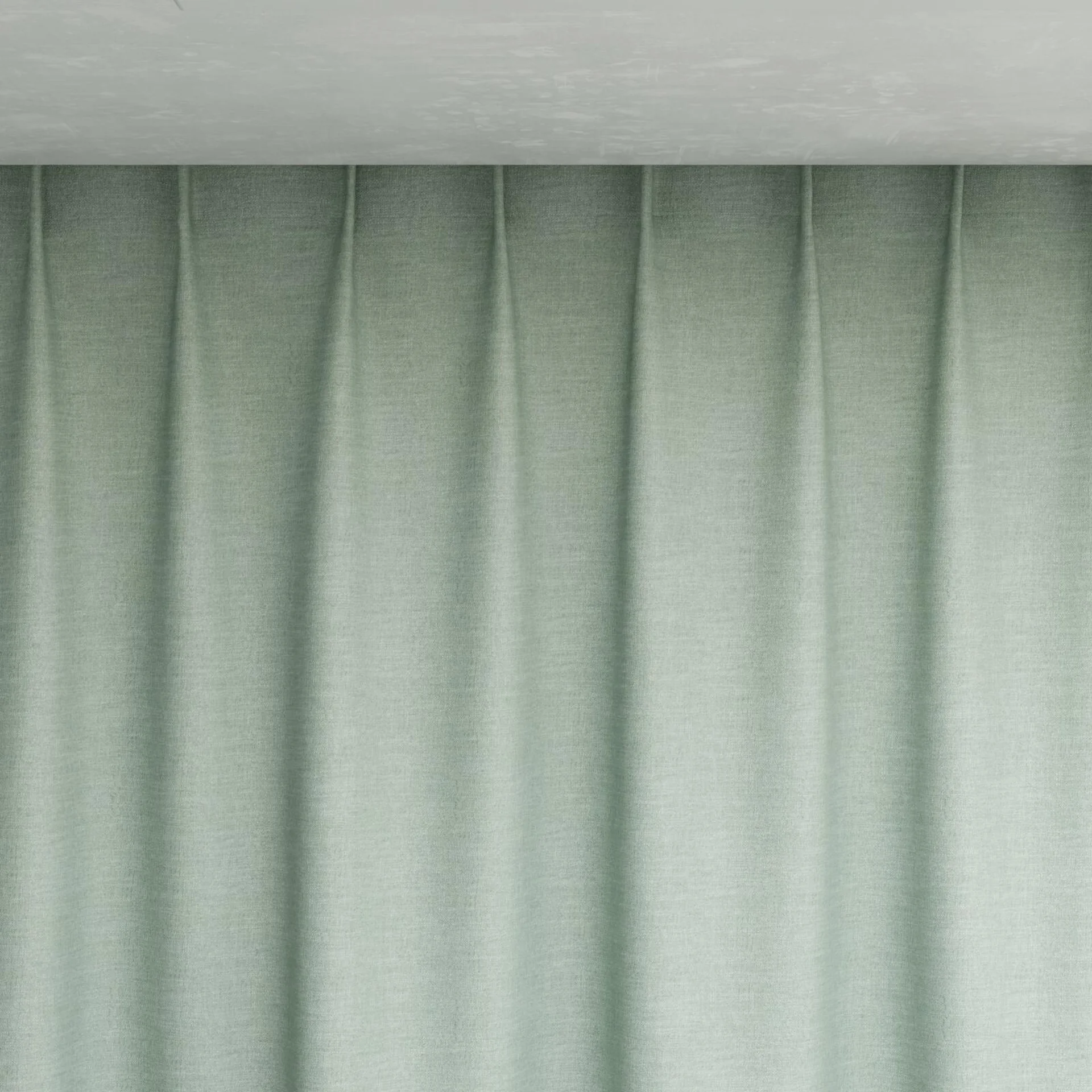 Top view of Casual Oasis, pinch pleat