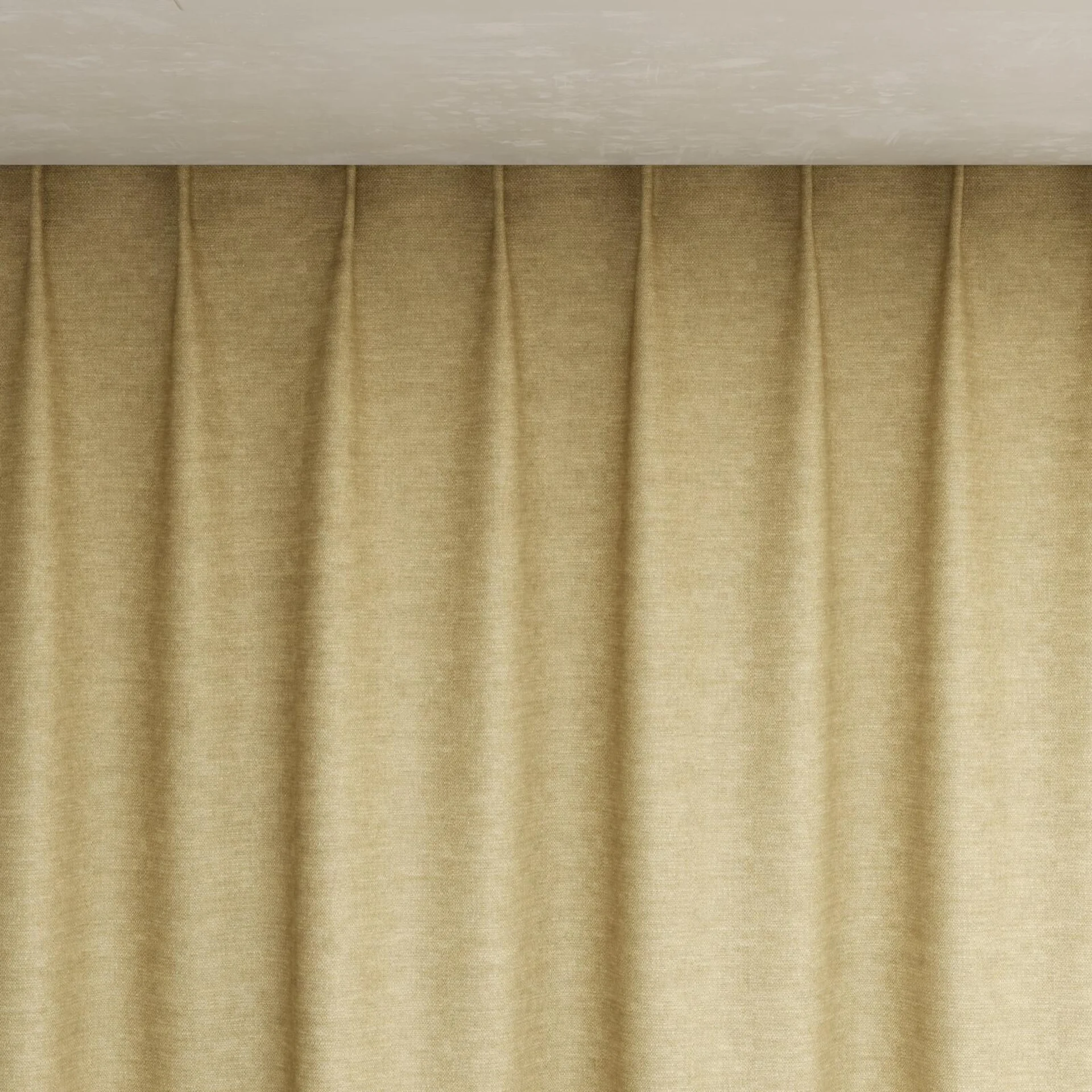 Top view of Colourwash Biscuit, pinch pleat