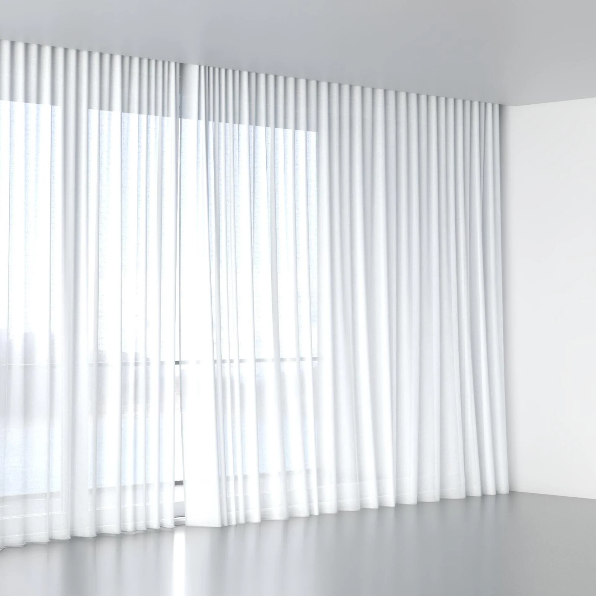 Full view of Pure Diamond, wave pleat