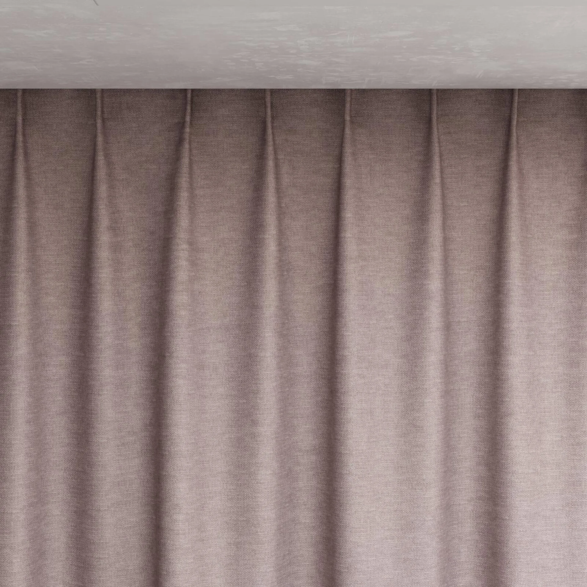 Top view of Colourwash Parma, pinch pleat