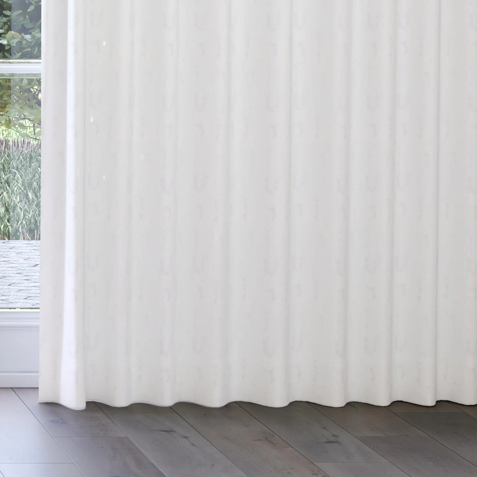 Bottom view of Innovation Pearl, on curtain rail
