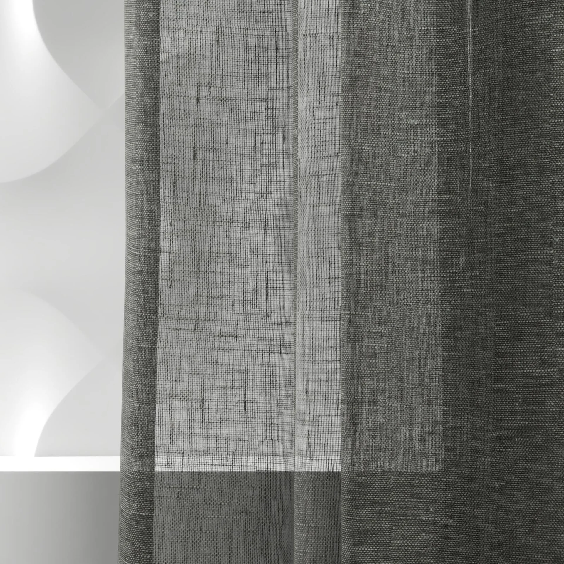 Detailed view of Pure Linen Pewter