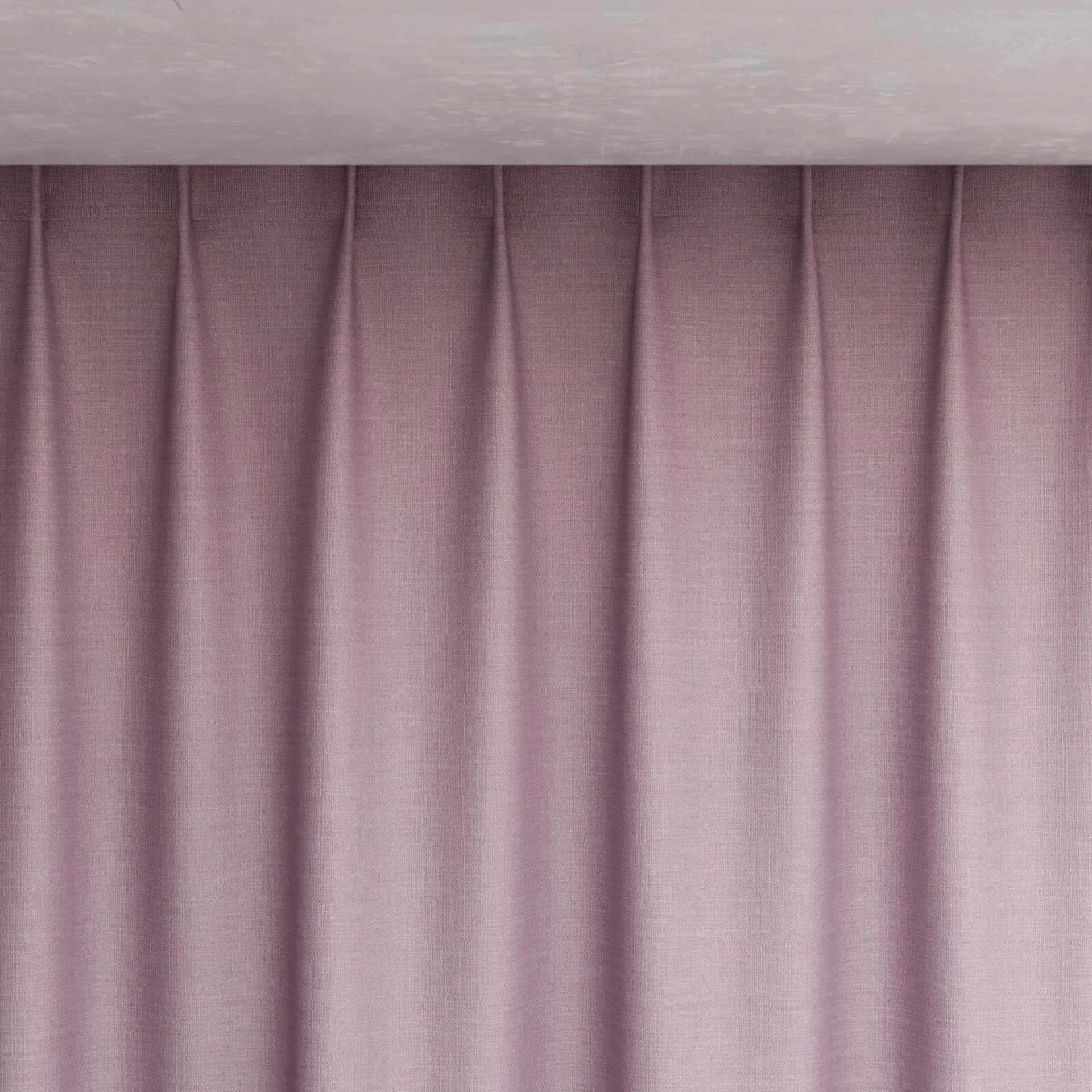 Top view of Linex Crystal, pinch pleat