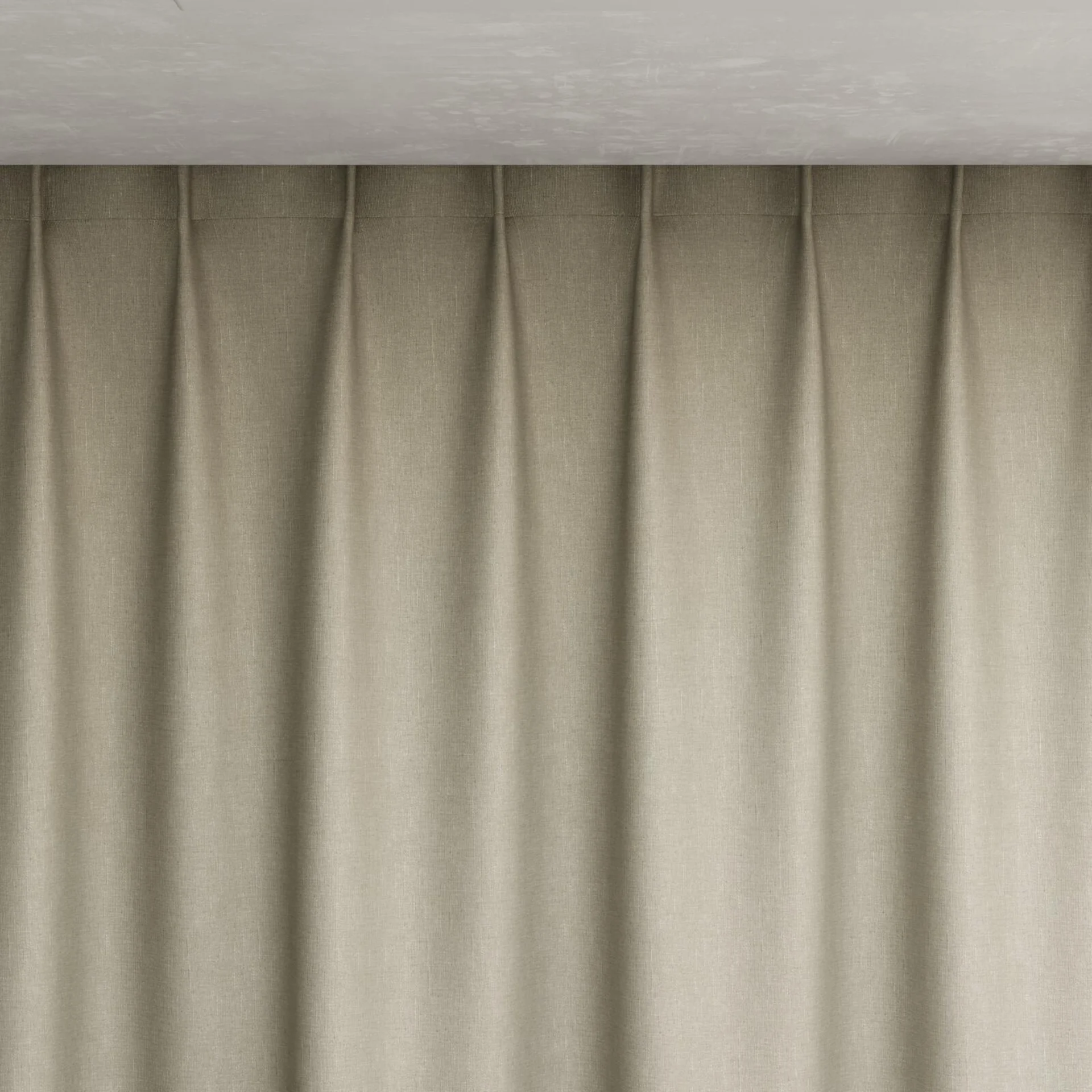 Top view of Bavaria Fossil, pinch pleat