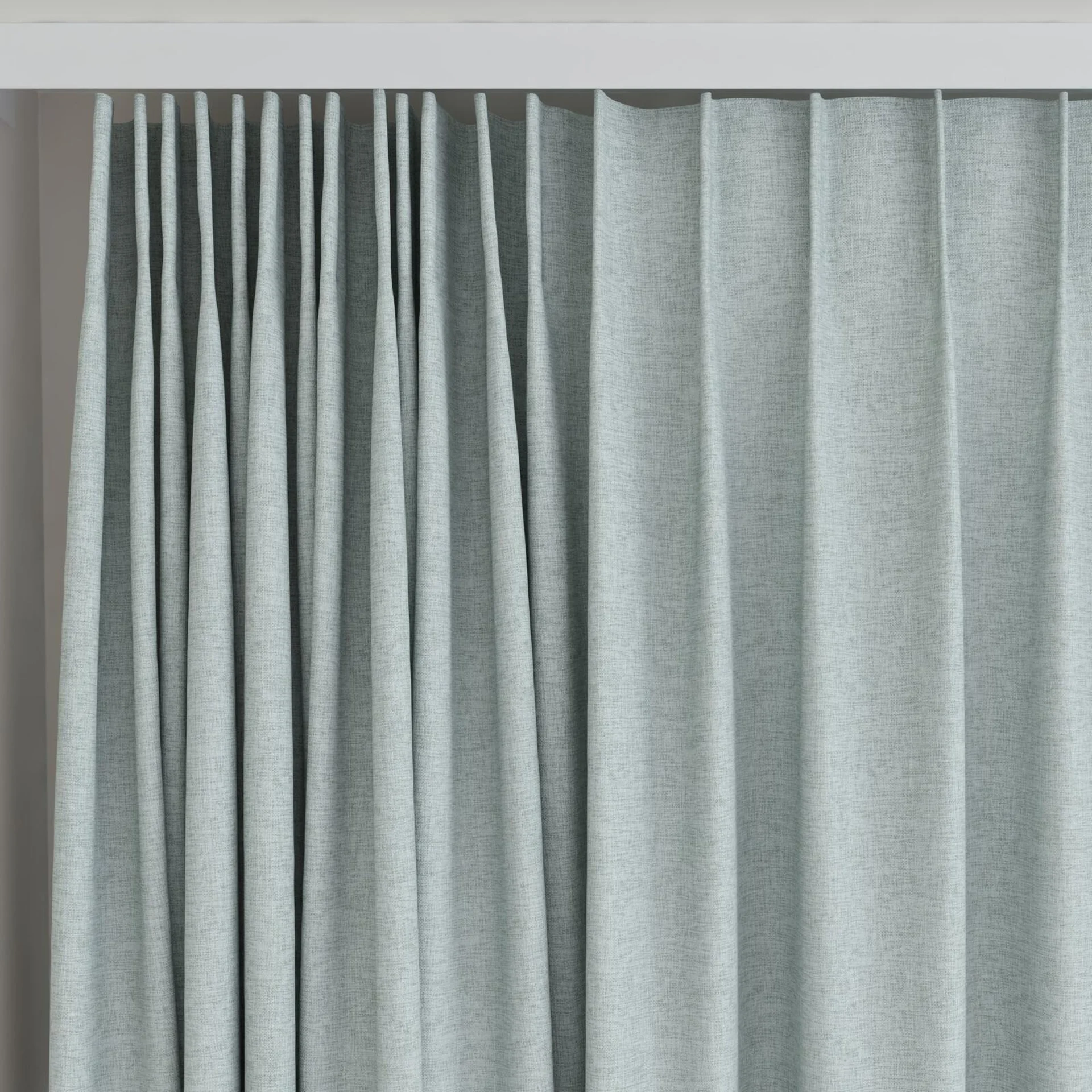 Top view of Envoy 2 Surf 320cm, on curtain rail