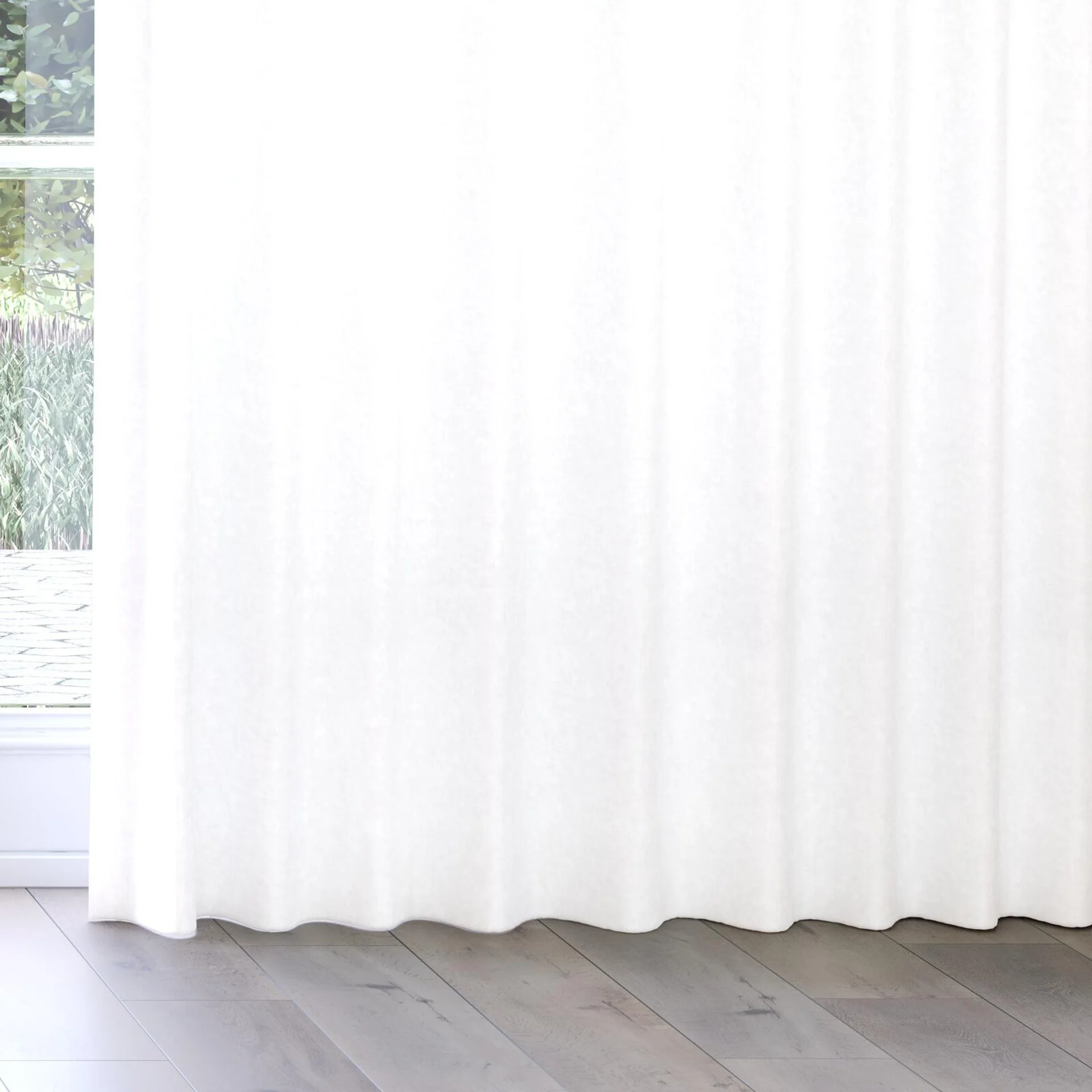 Bottom view of Goa Ice, on curtain rail