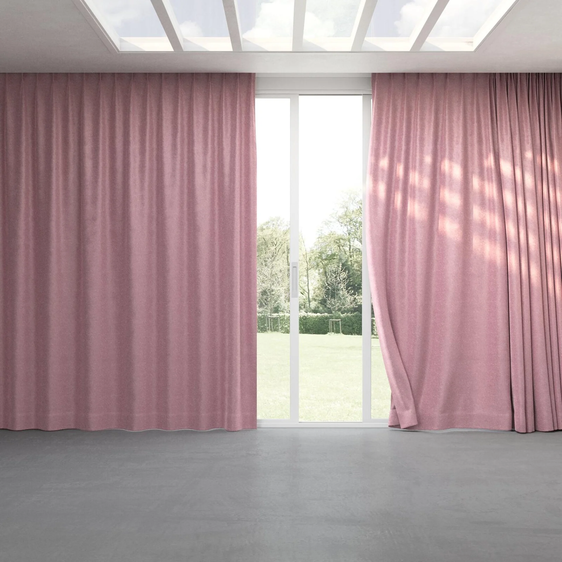 Full view of Brigadier Boudoir, pinch pleat