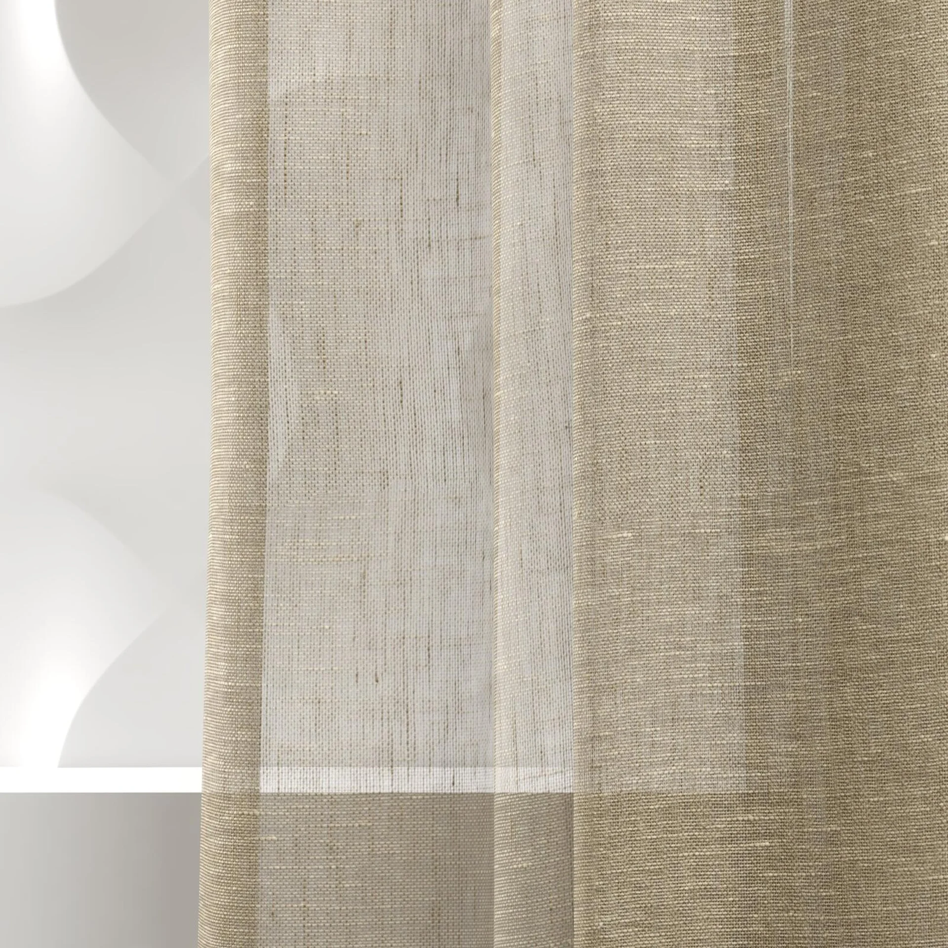 Detailed view of Pure Linen Jute