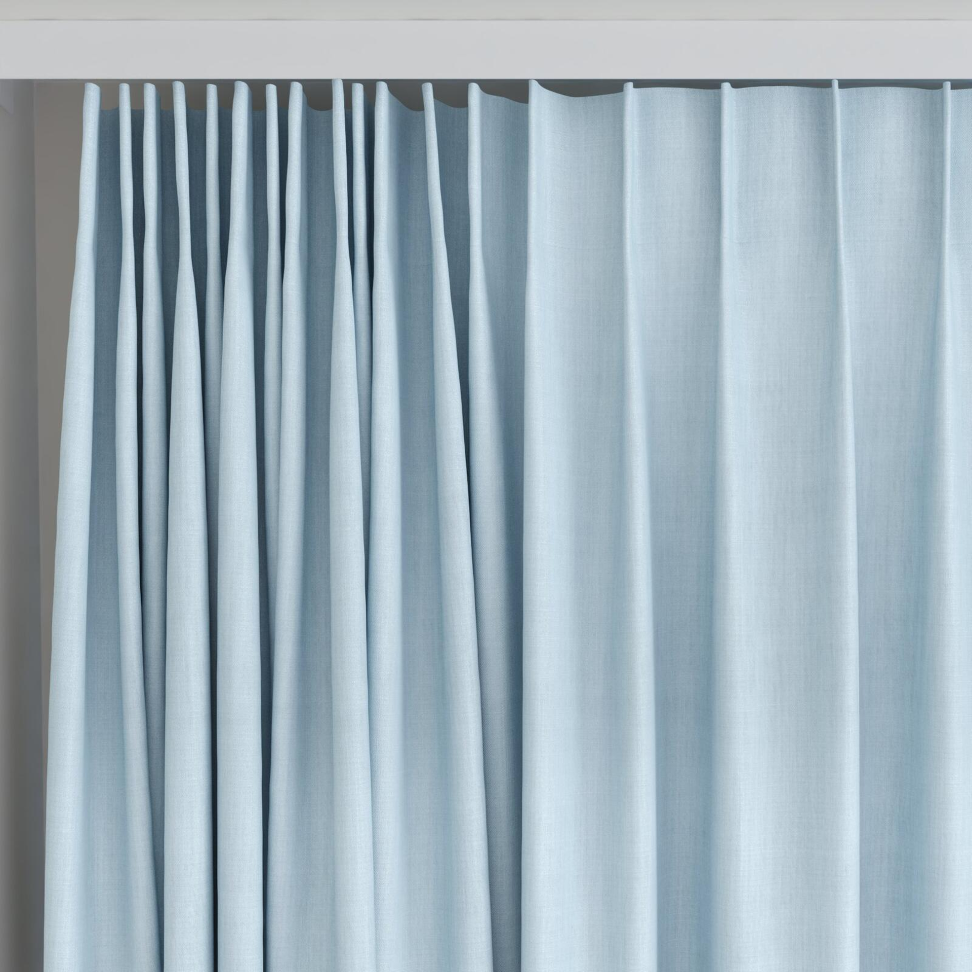 Top view of Lexicon Sky, on curtain rail