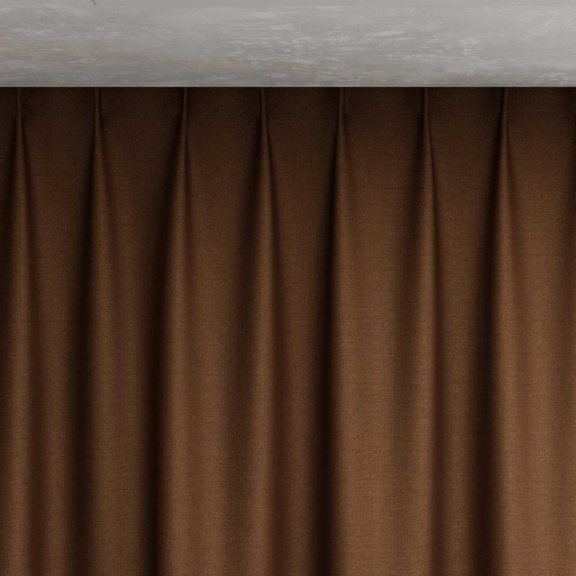 Top view of Linex Maroon, pinch pleat