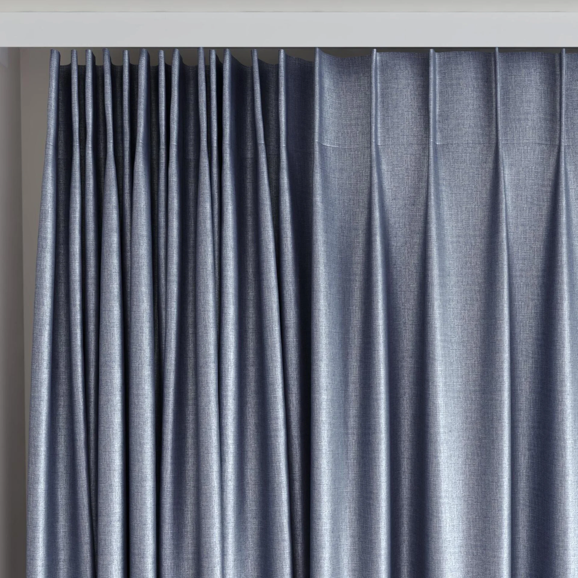 Top view of Consul River, on curtain rail