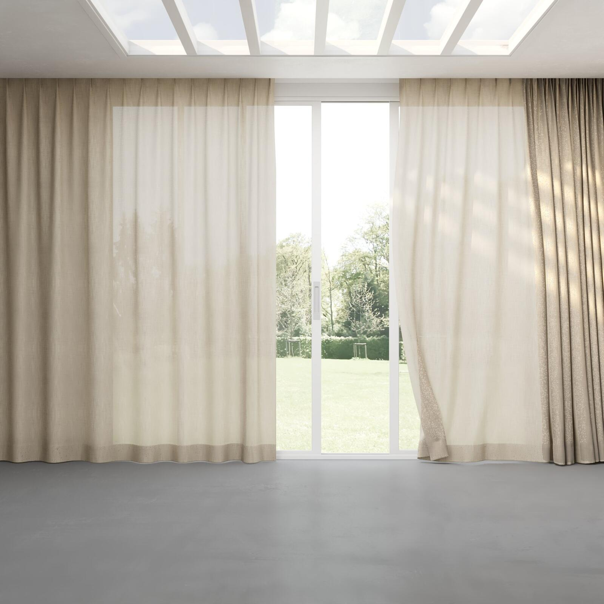 Full view of Motion Natural, pinch pleat