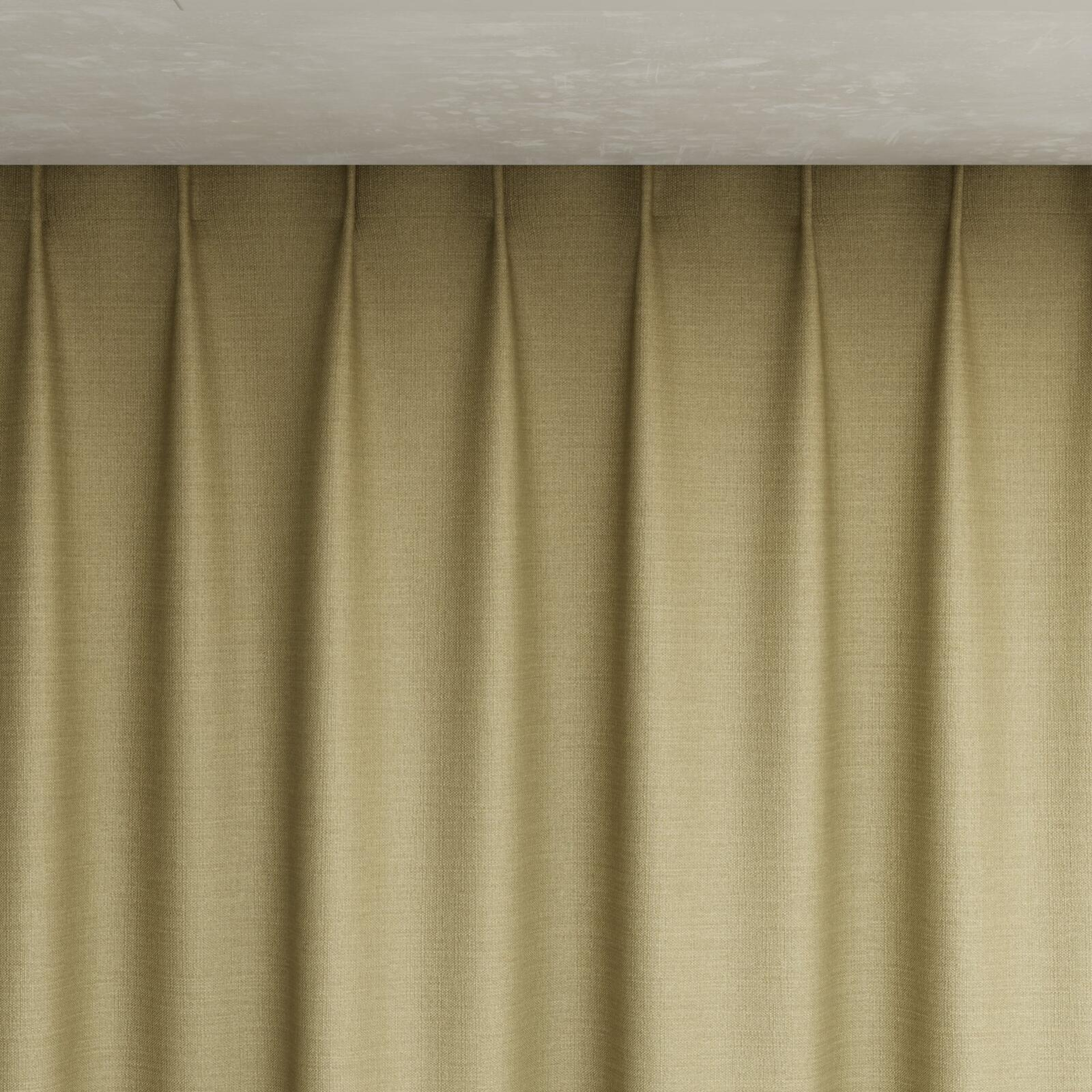 Top view of Linex Seagrass, pinch pleat