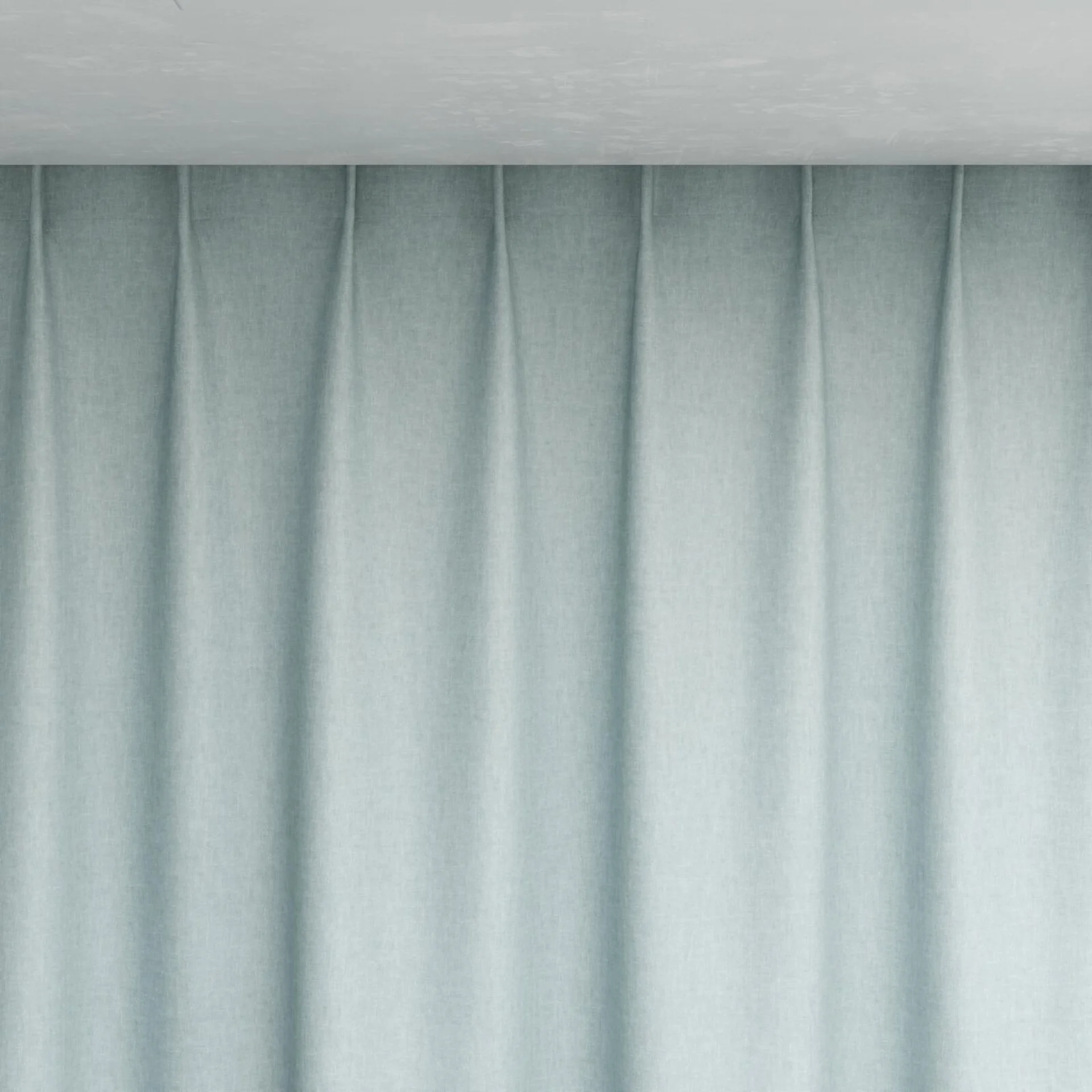 Top view of Hometown Aqua, pinch pleat