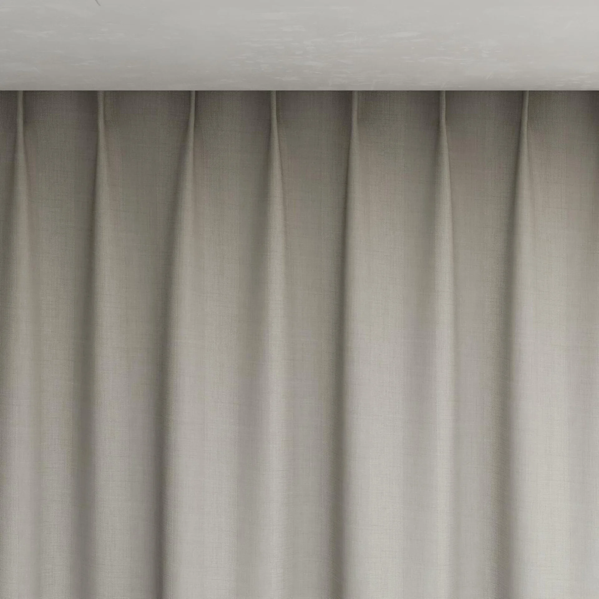 Top view of Tasman UC Tallow, pinch pleat