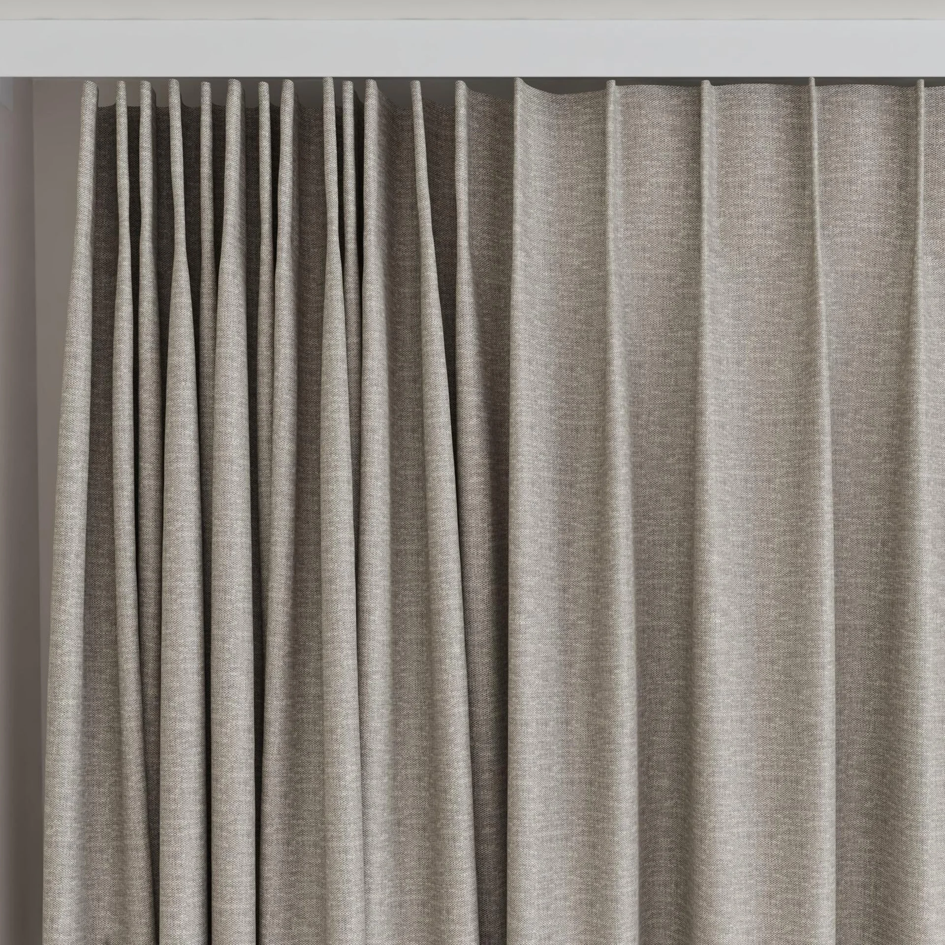 Top view of Goa Plaza, on curtain rail
