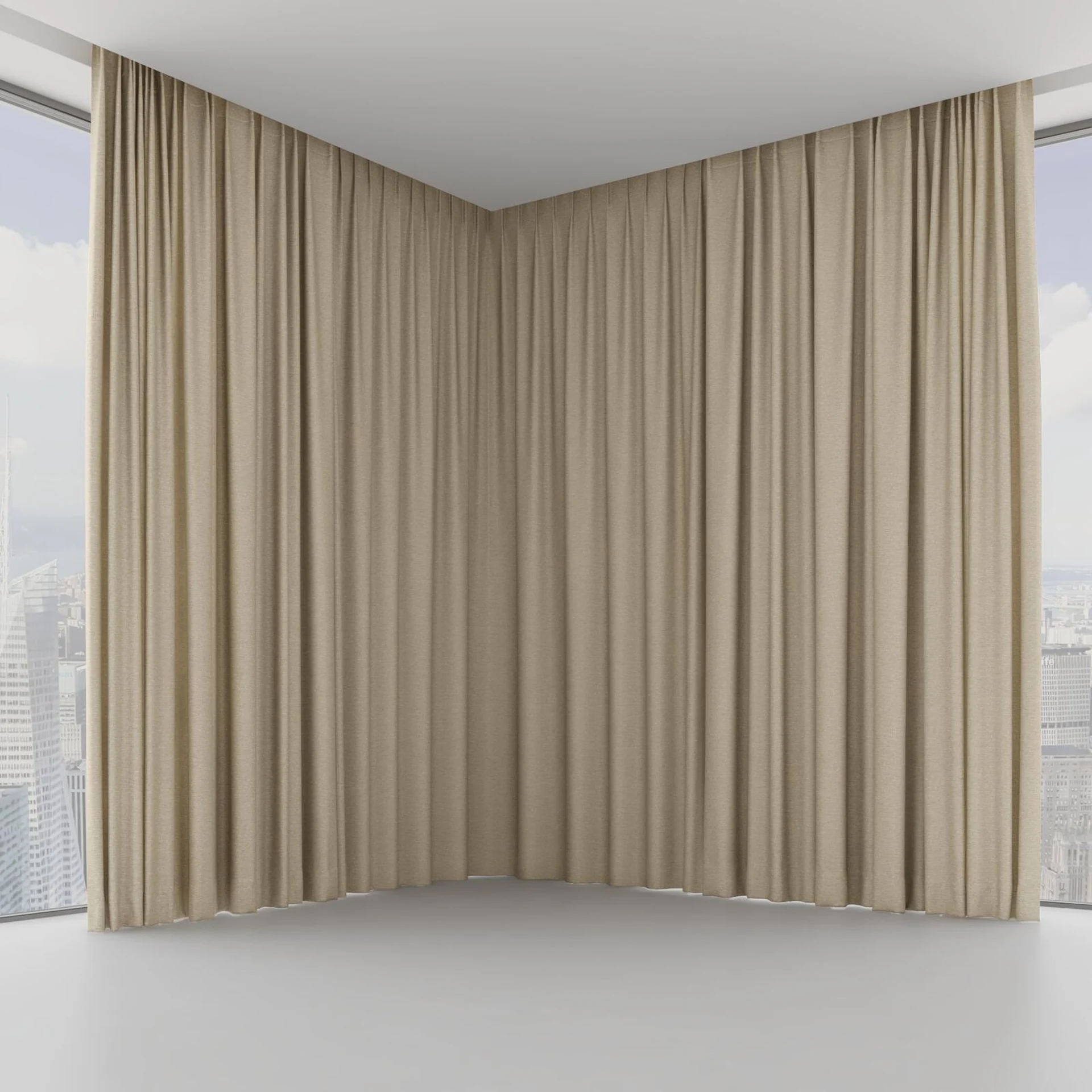 Front view of Bravo Rattan, on hidden rail