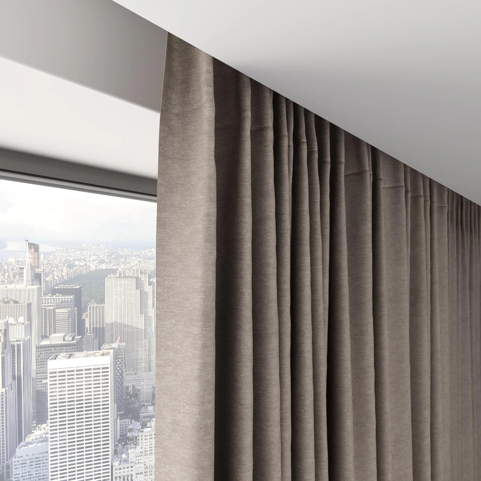 Top view of Baron Feather, on hidden rail