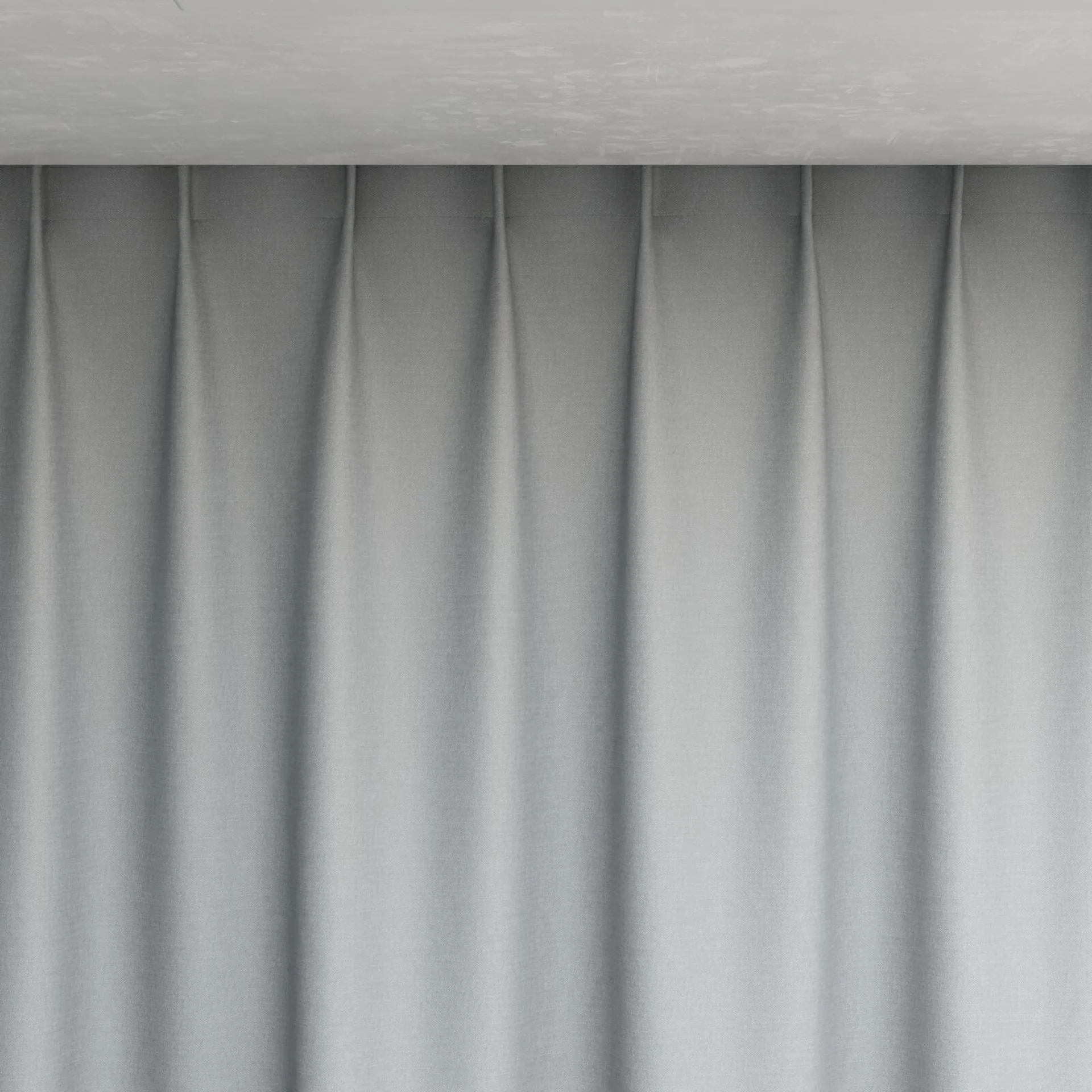 Top view of Urban Zinc, pinch pleat