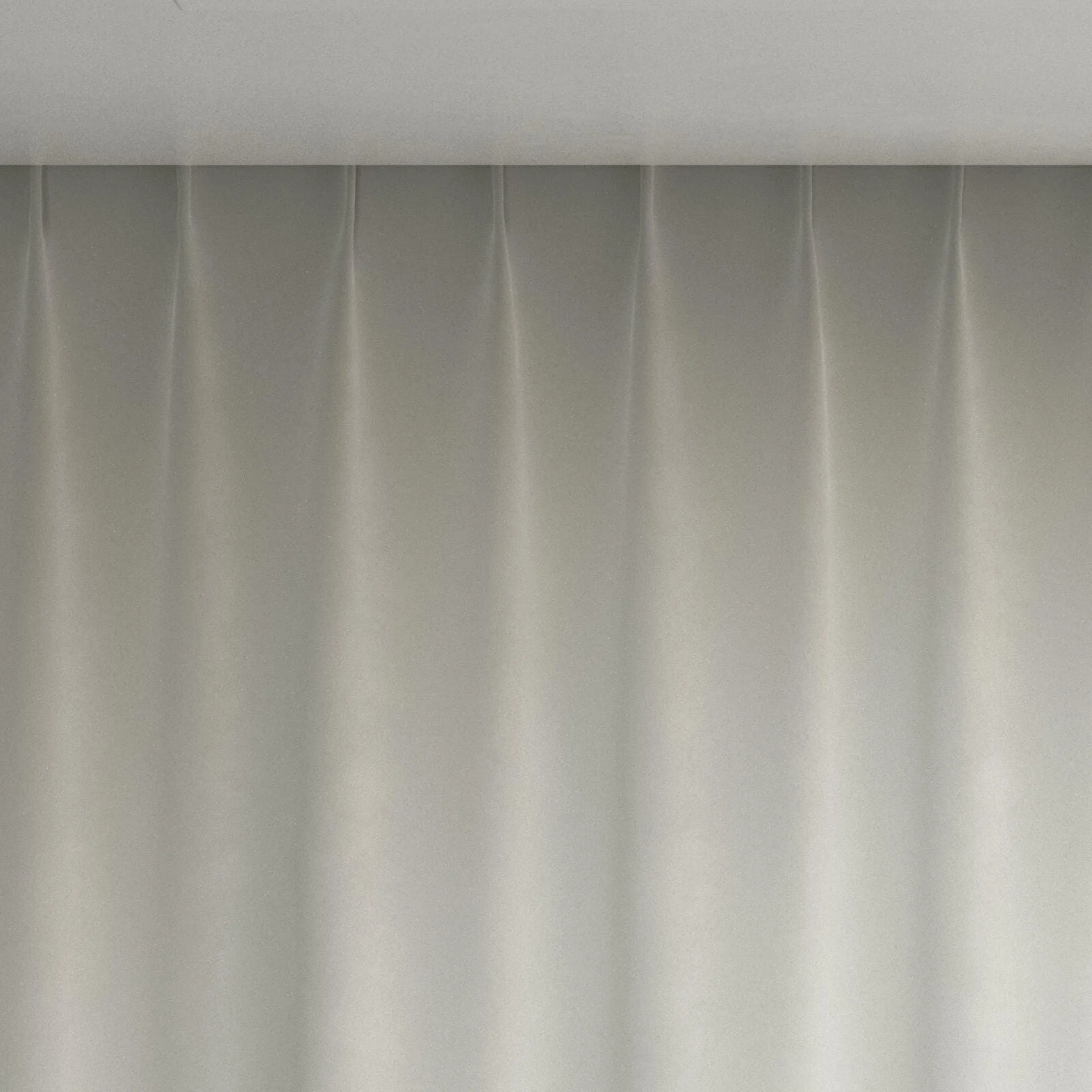 Top view of Verbier Snowflake, pinch pleat