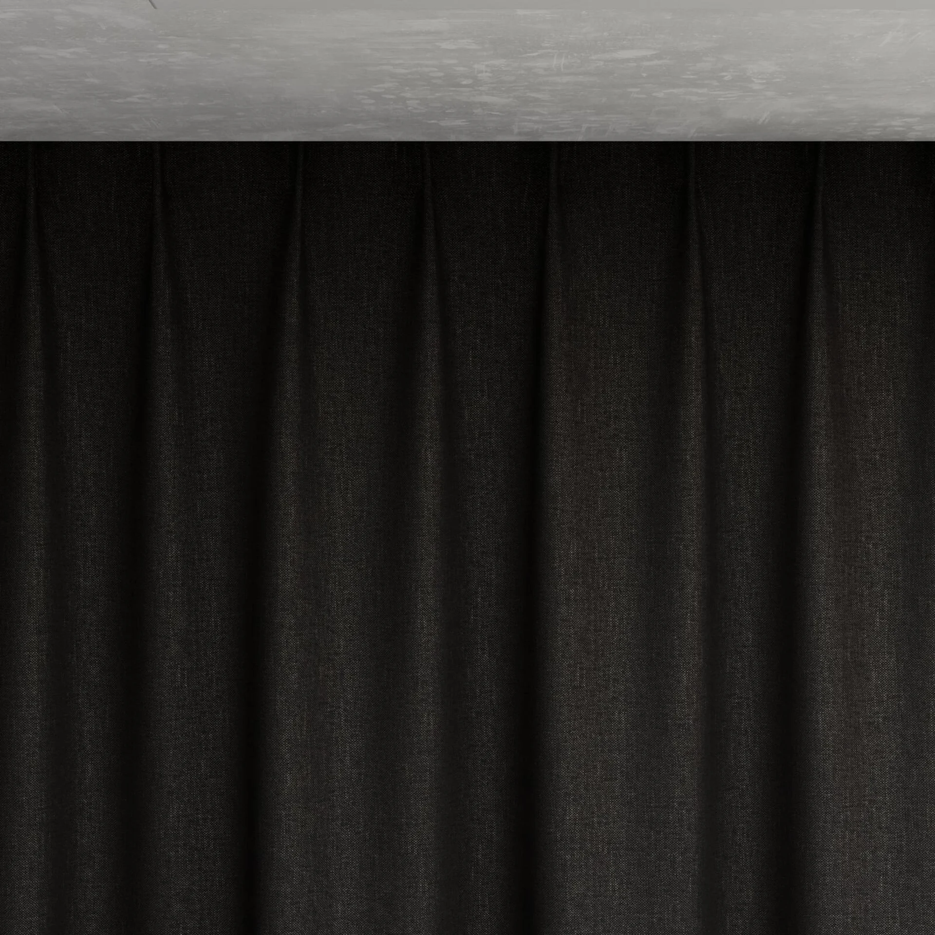Top view of Perfecto Onyx, pinch pleat