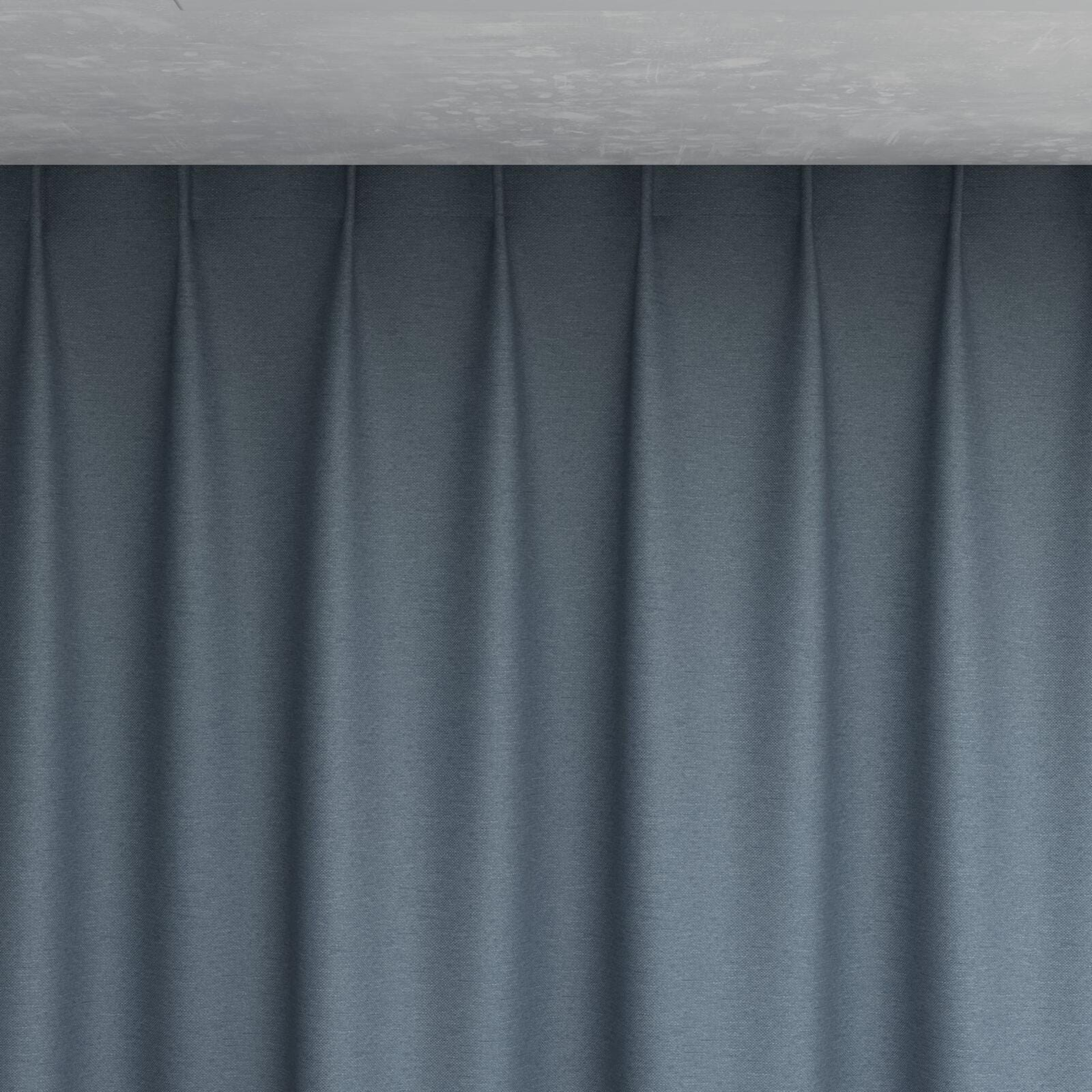 Top view of Duede Denim, pinch pleat