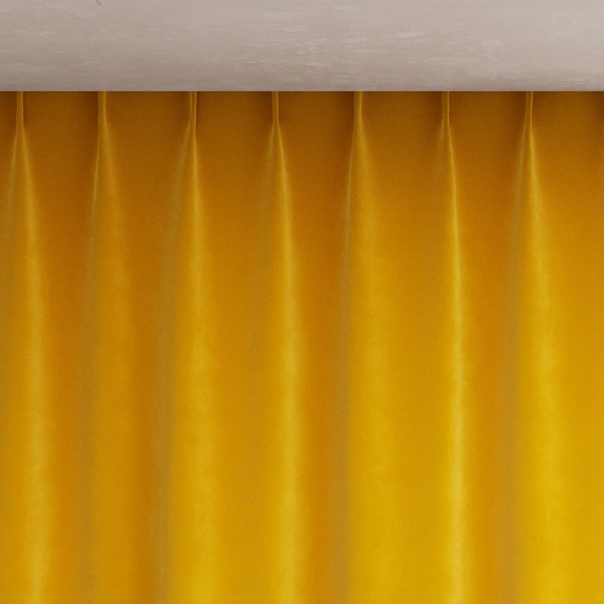 Top view of Lux Velvet Gold 8201, pinch pleat
