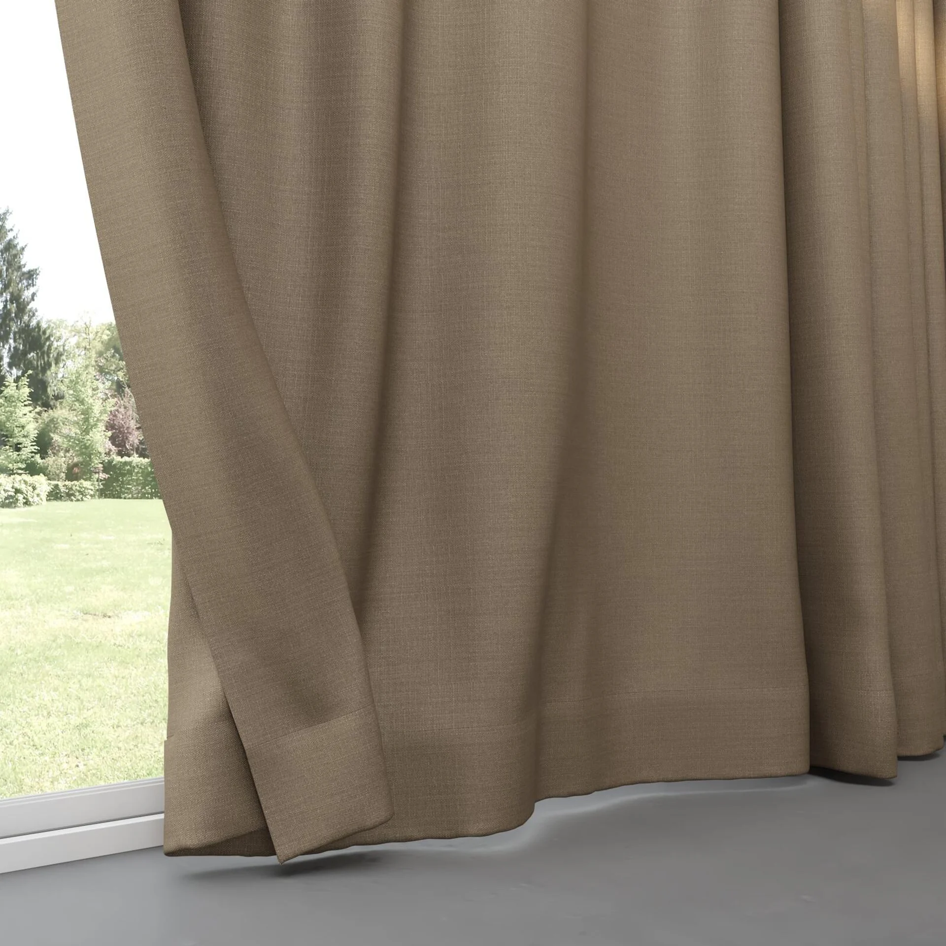 Bottom view of Linex Otter, pinch pleat