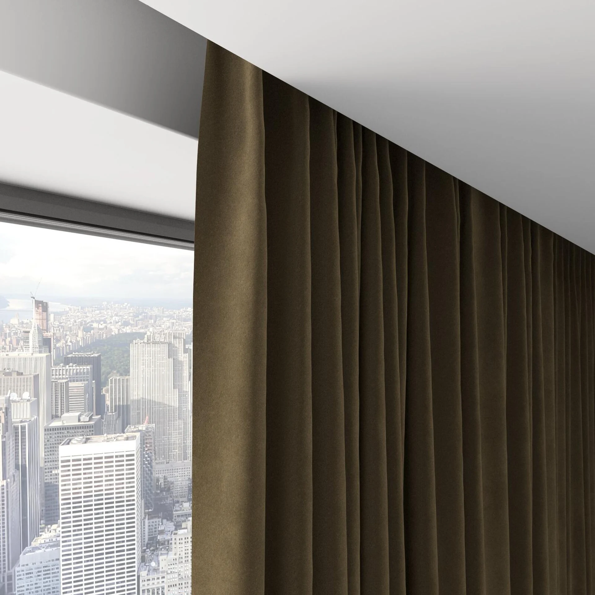 Top view of Vienna Vintage, on hidden rail