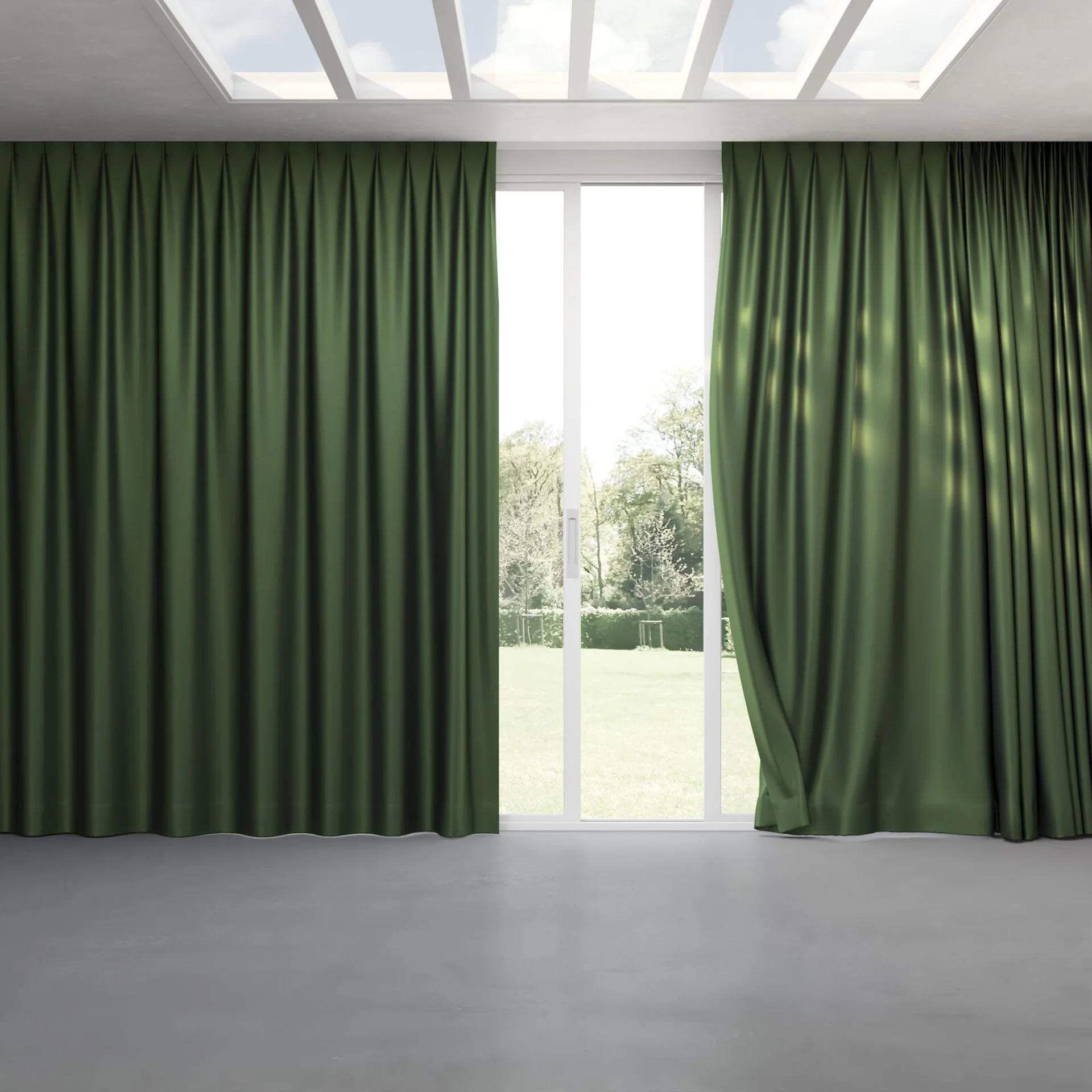 Full view of North Face Fern, pinch pleat