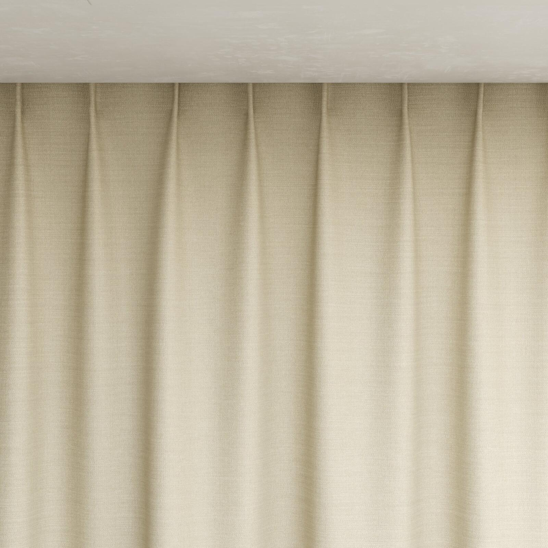 Top view of Linex Angora, pinch pleat