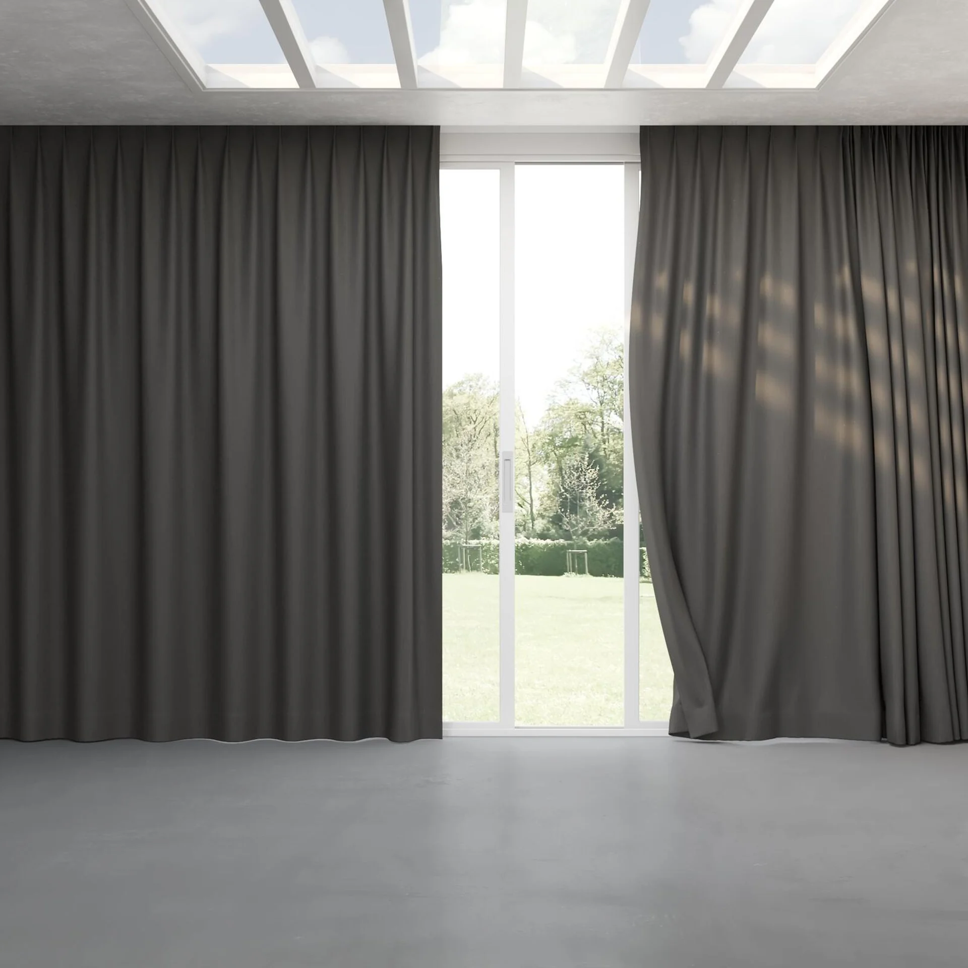 Full view of Excel Night, pinch pleat