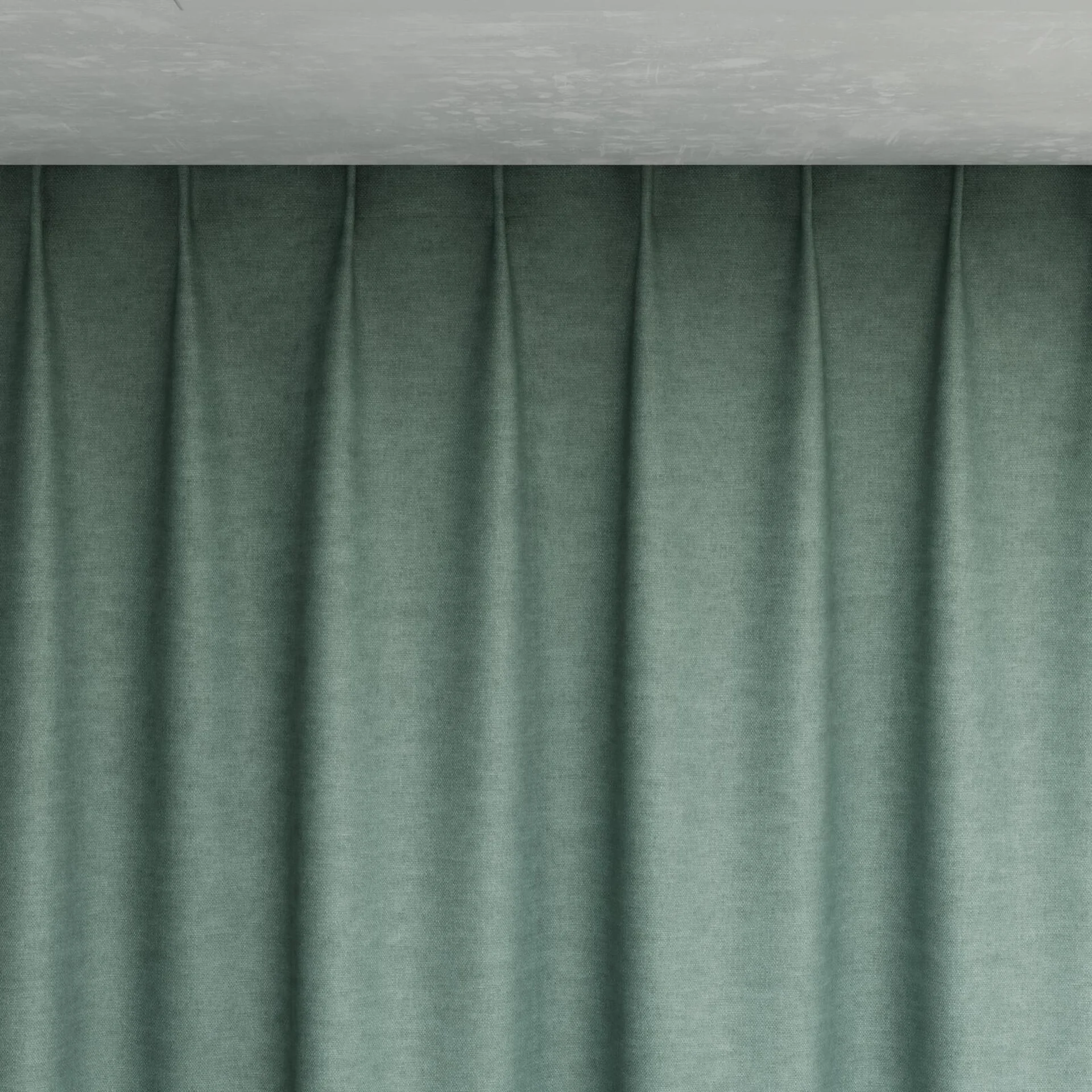 Top view of Colourwash Scuba, pinch pleat
