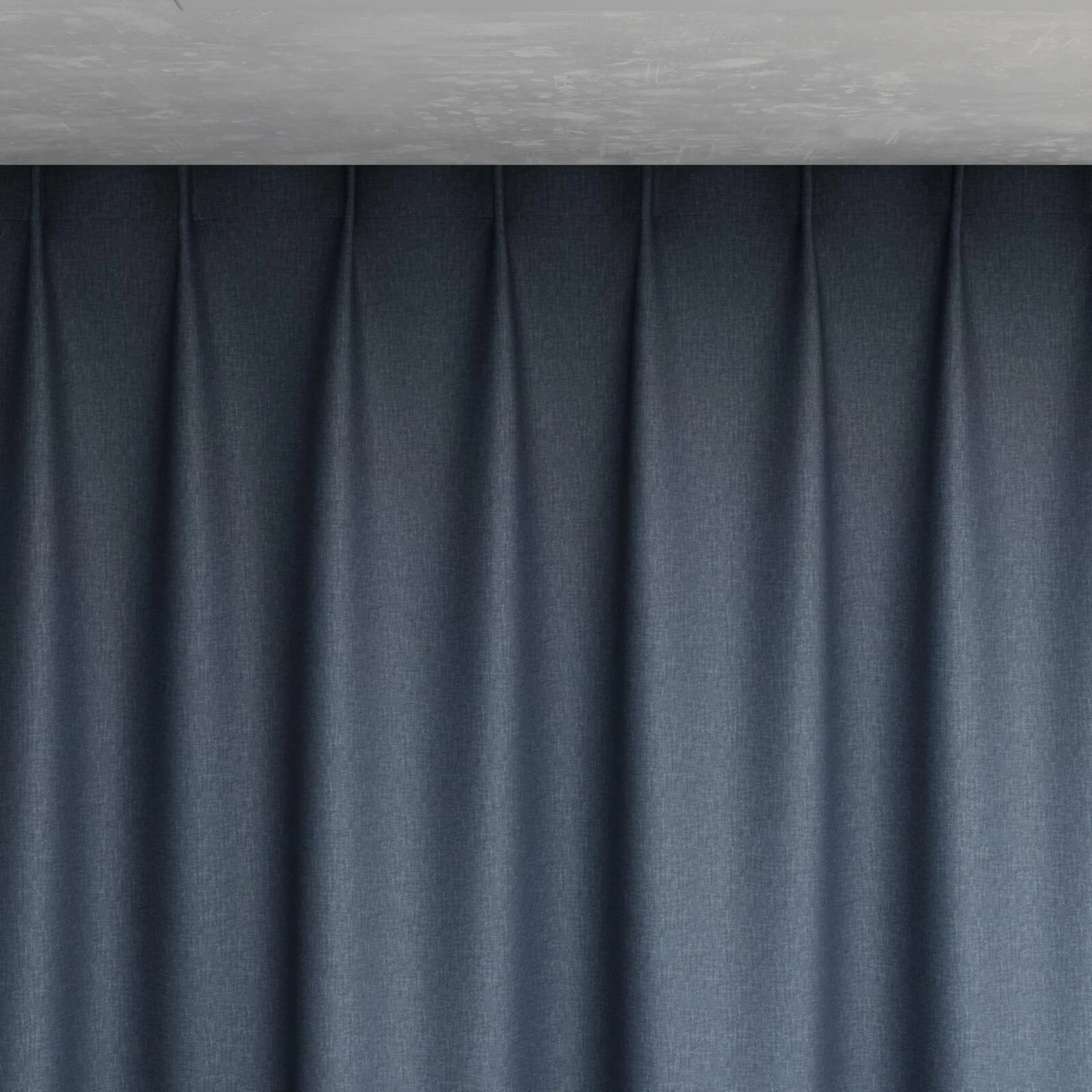 Top view of Naturama Denim, pinch pleat