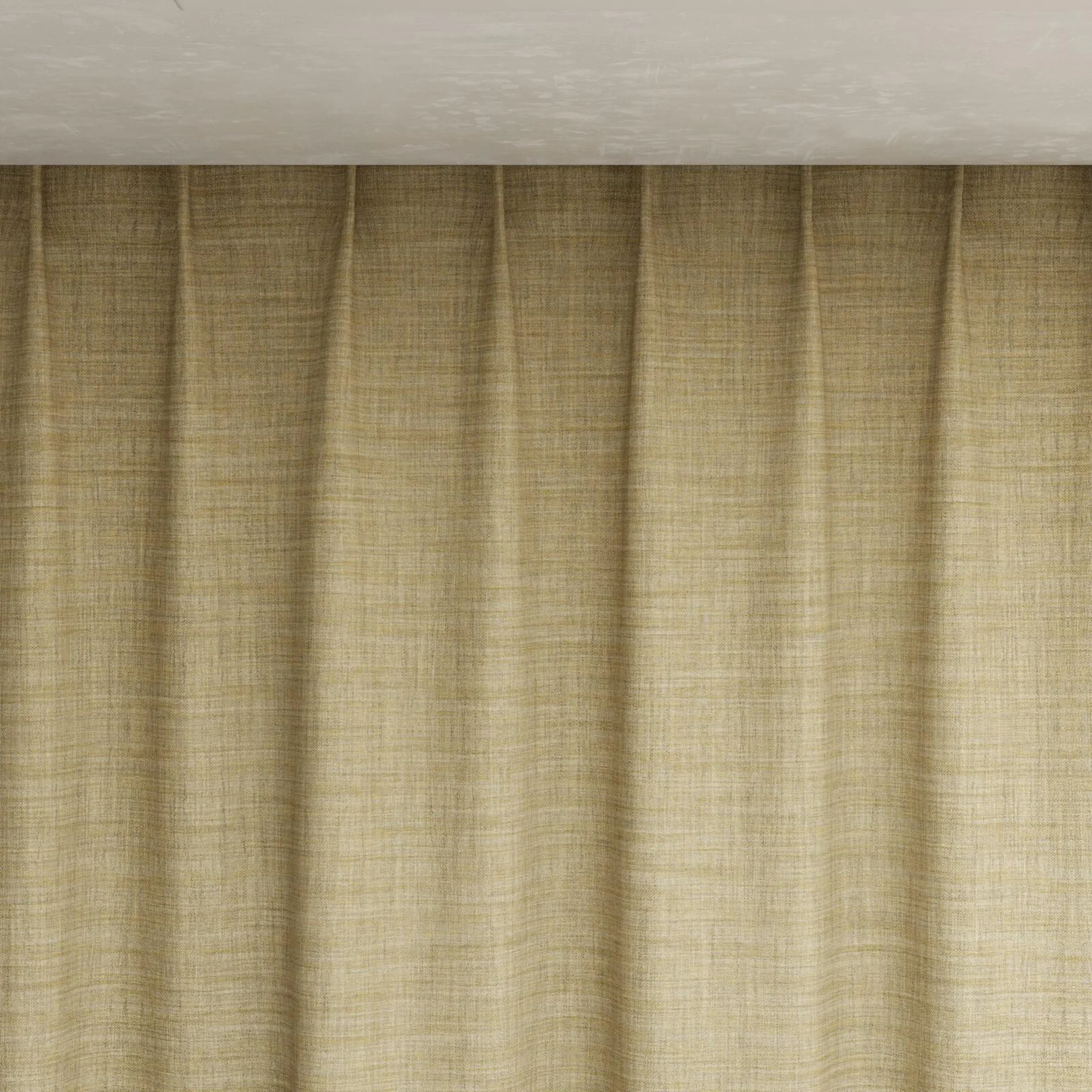 Top view of Chatham Grass, pinch pleat