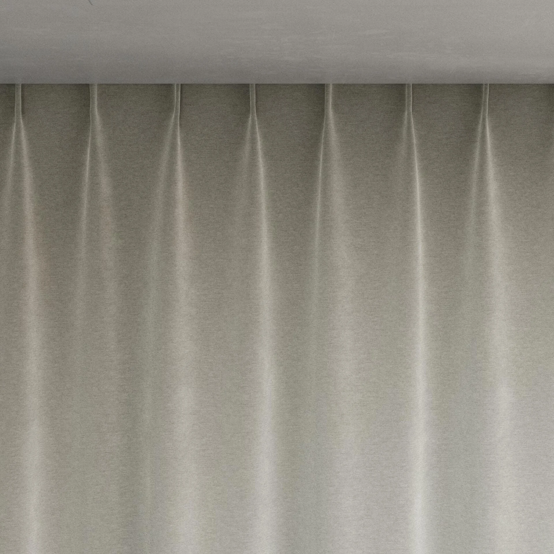 Top view of Geneva Limestone, pinch pleat