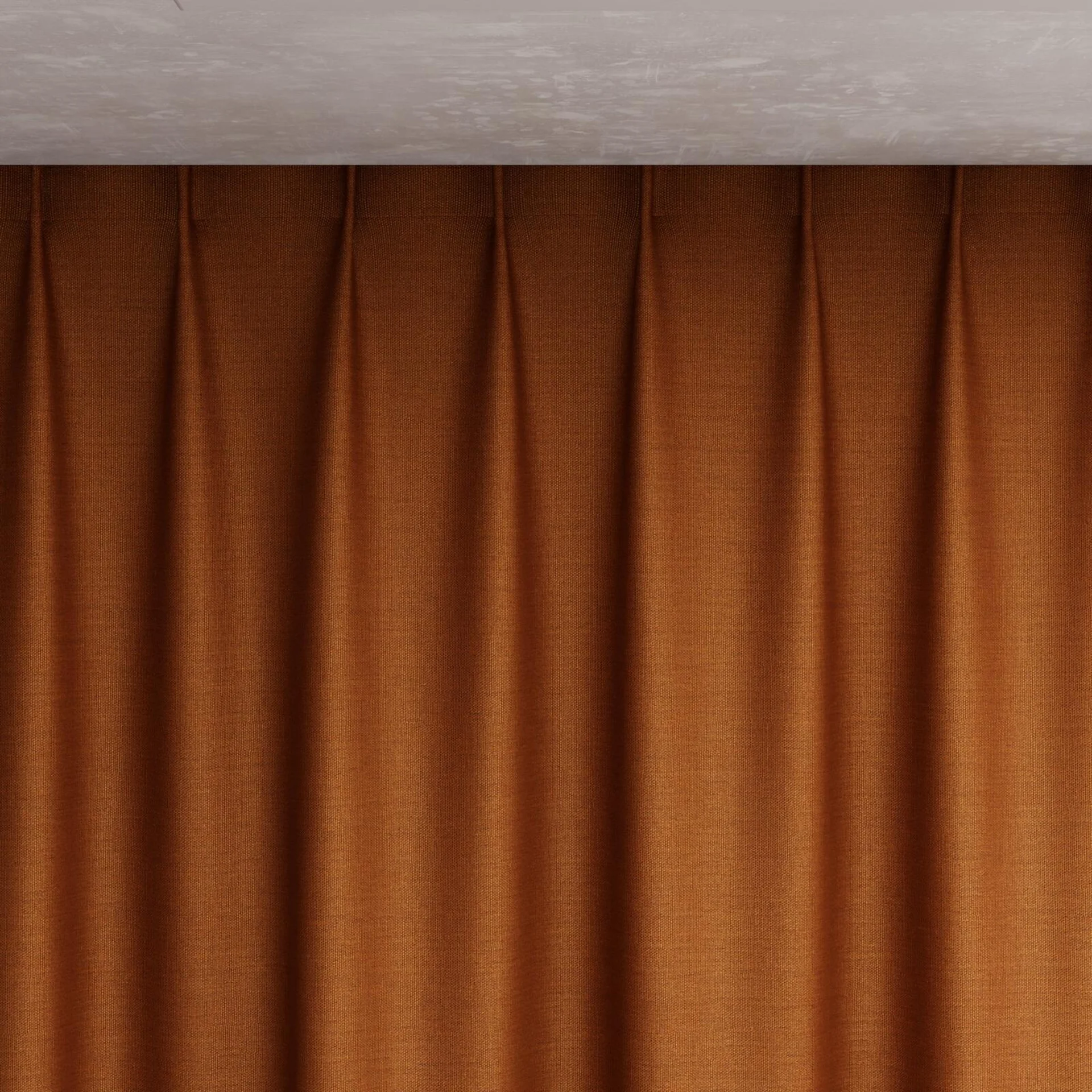 Top view of Linex Ginger, pinch pleat