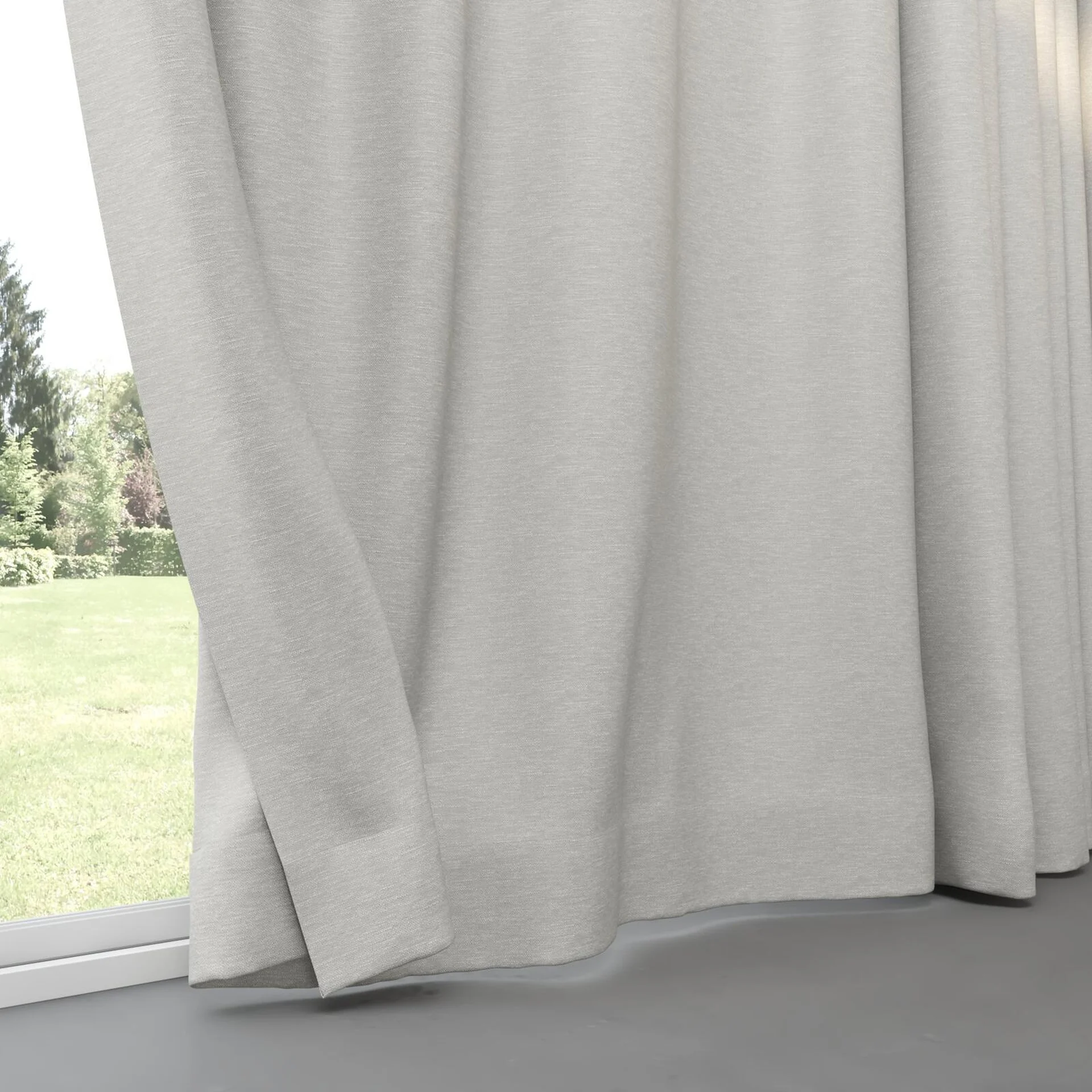 Bottom view of Colourwash Eco Penguin, pinch pleat