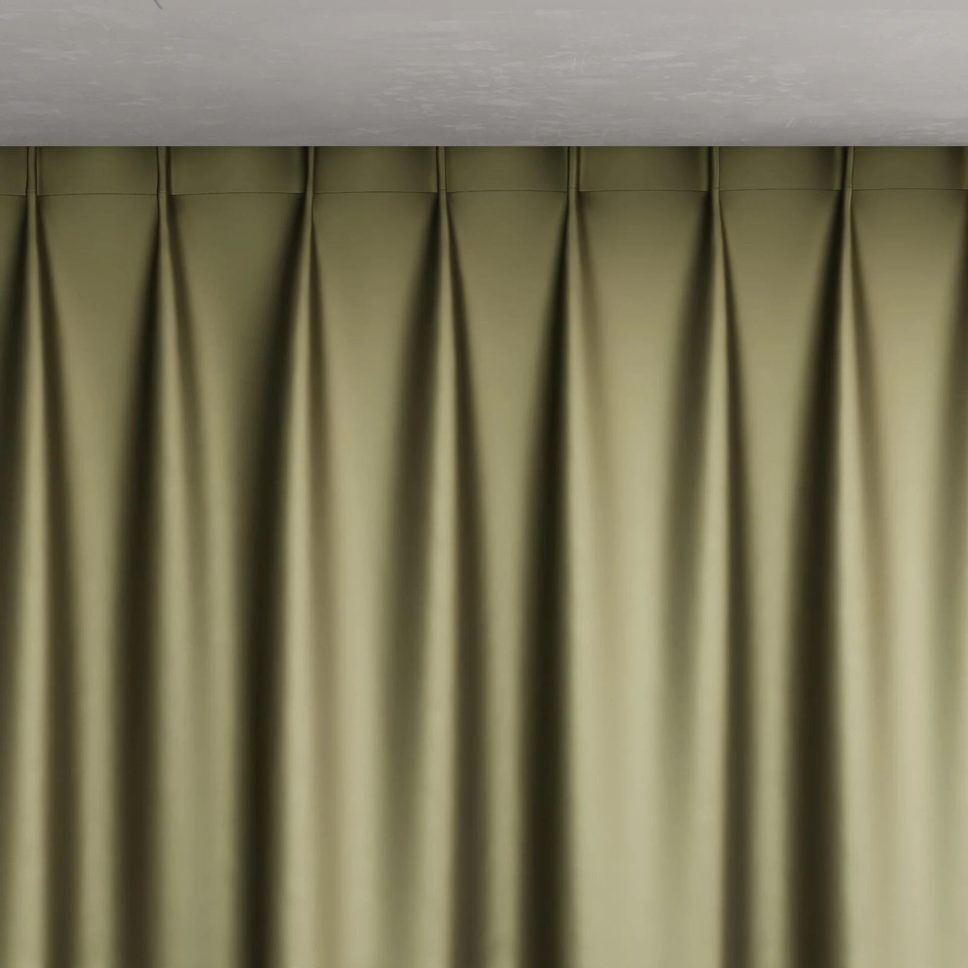 Top view of North Face Bronze, pinch pleat