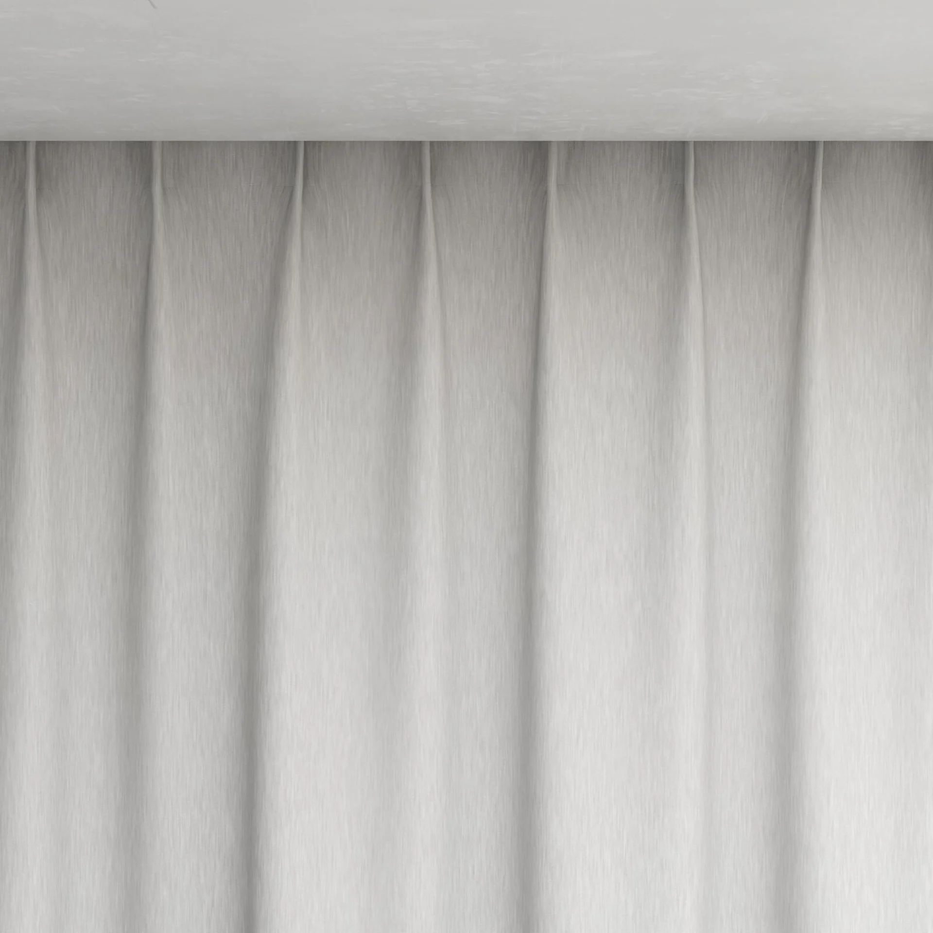 Top view of Tuxedo Cloud, pinch pleat