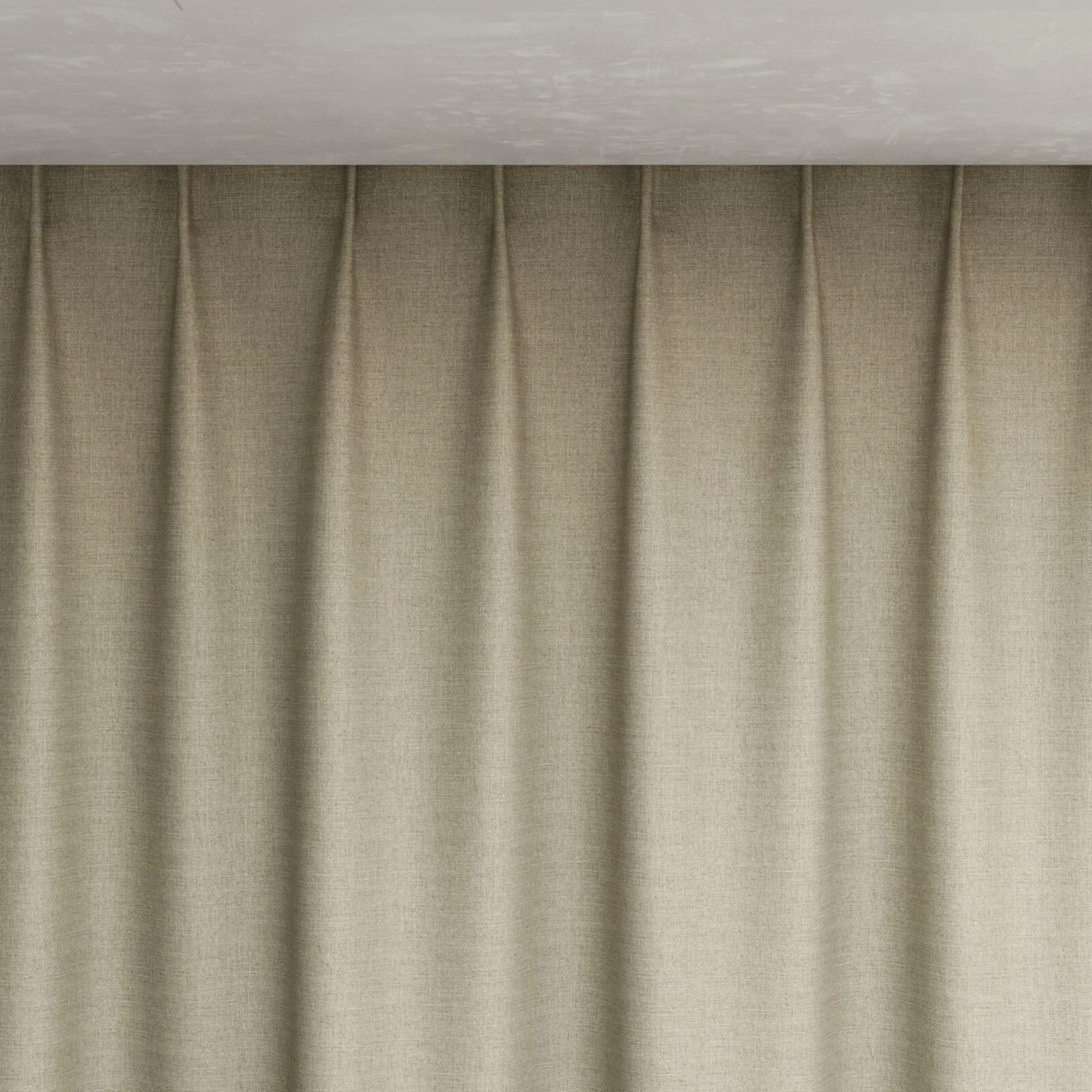 Top view of Frisco Limestone, pinch pleat