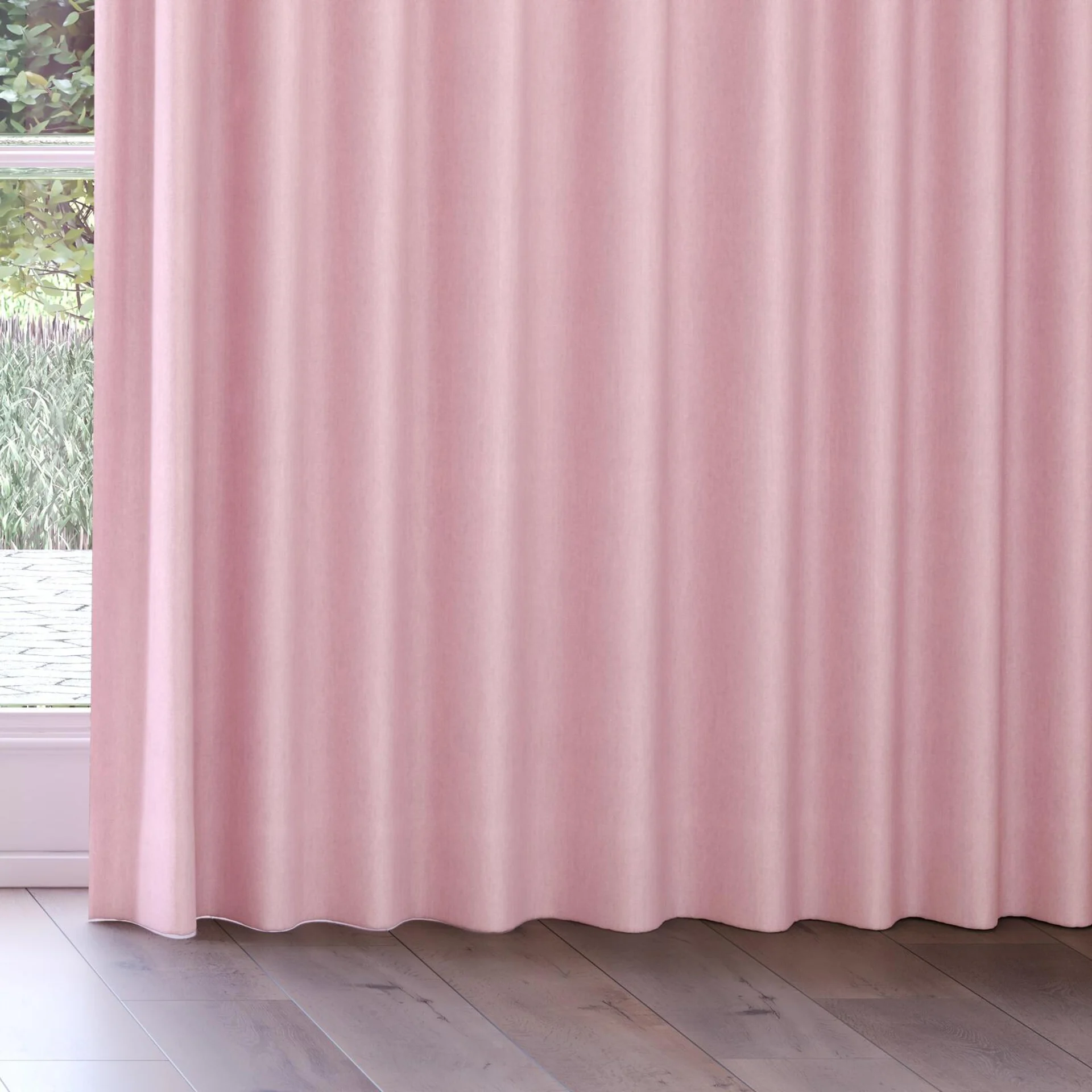 Bottom view of Rover Blossom, on curtain rail