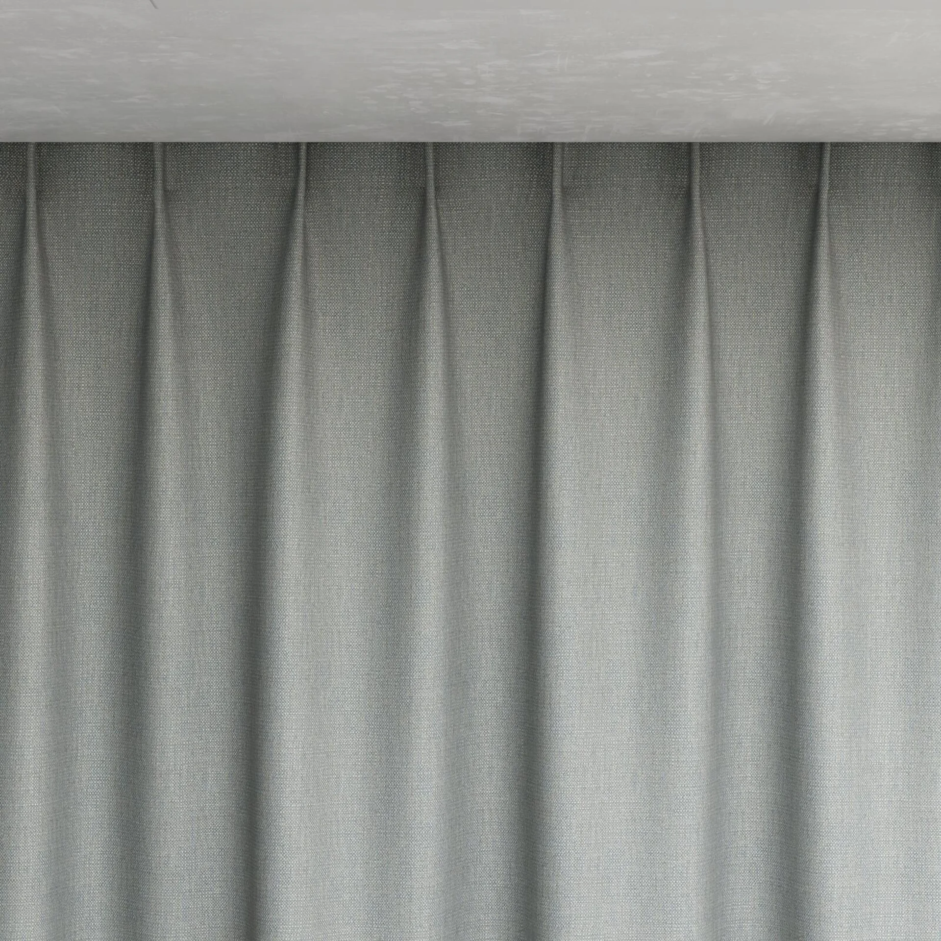 Top view of Gent Sky, pinch pleat