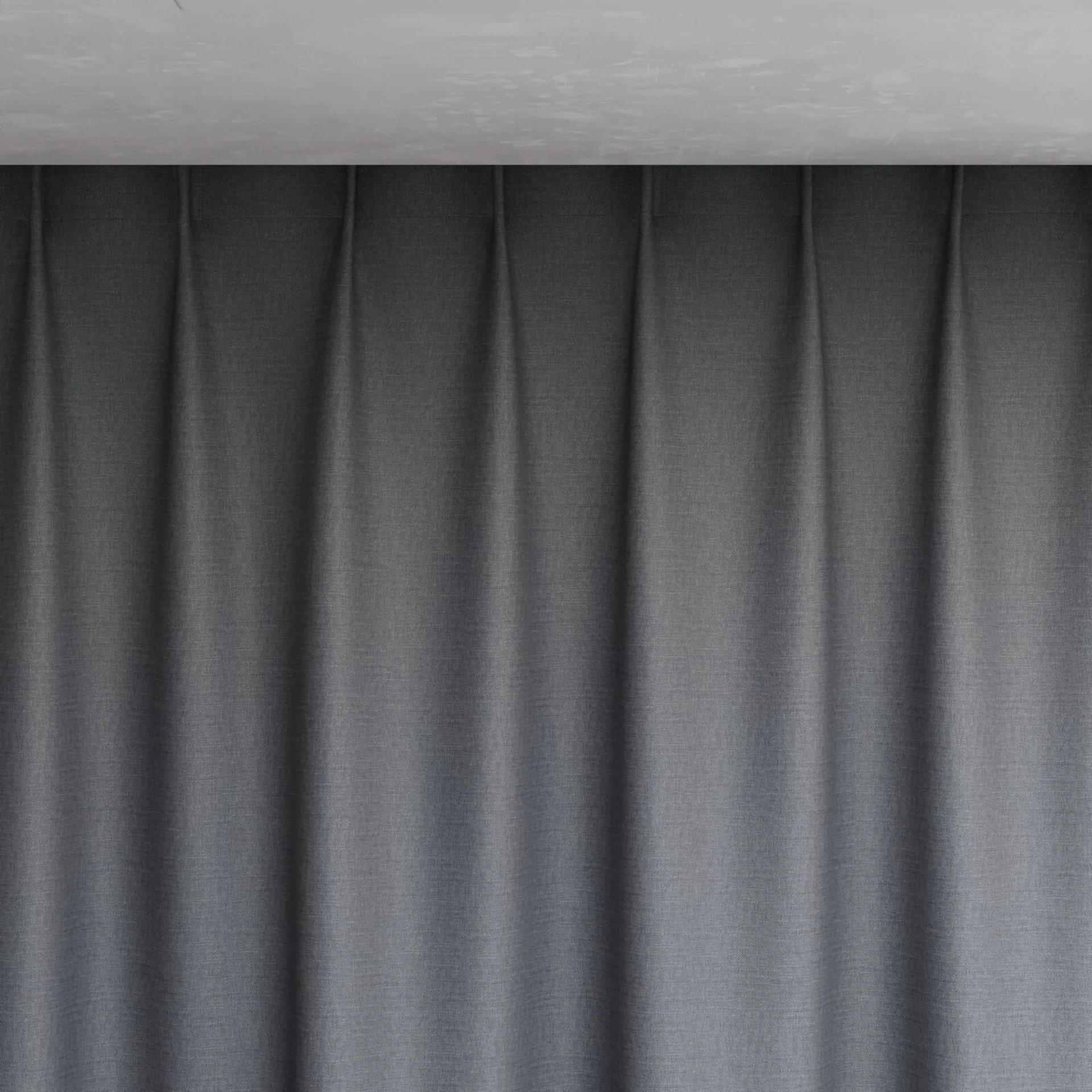 Top view of Urban Platinum, pinch pleat