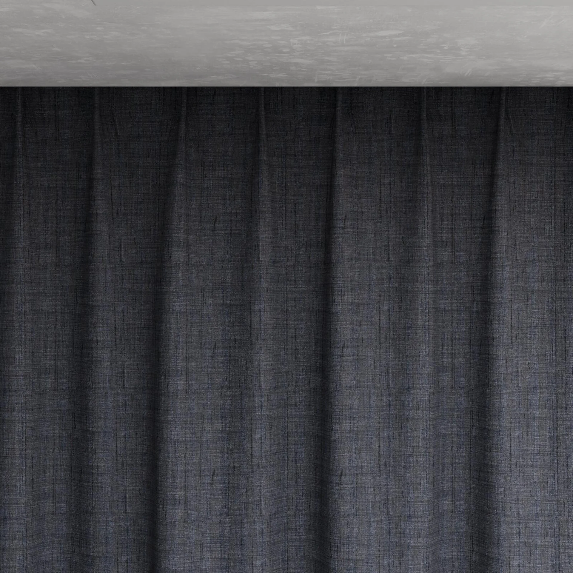 Top view of Iconic Night, pinch pleat