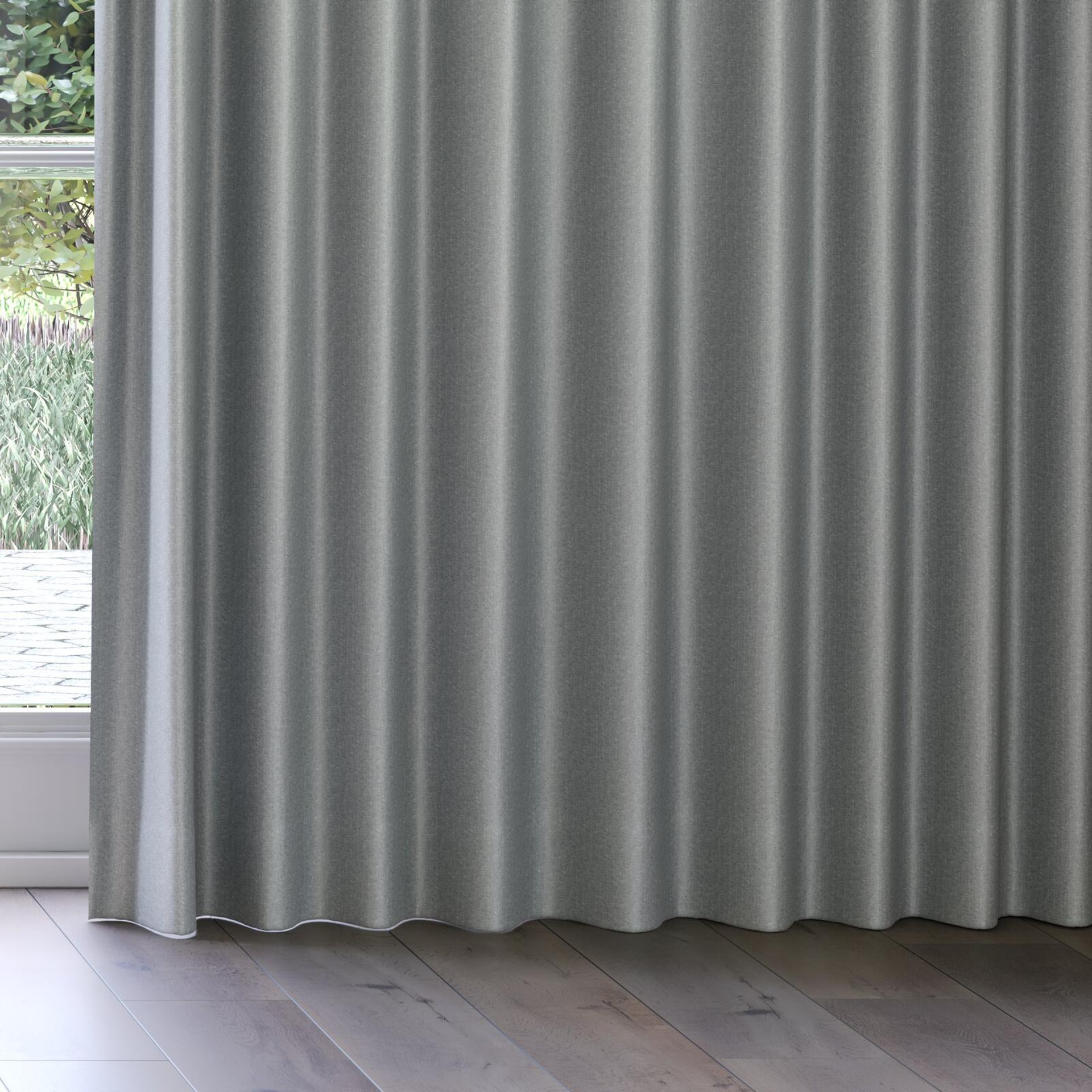 Bottom view of Taylor Surf, on curtain rail