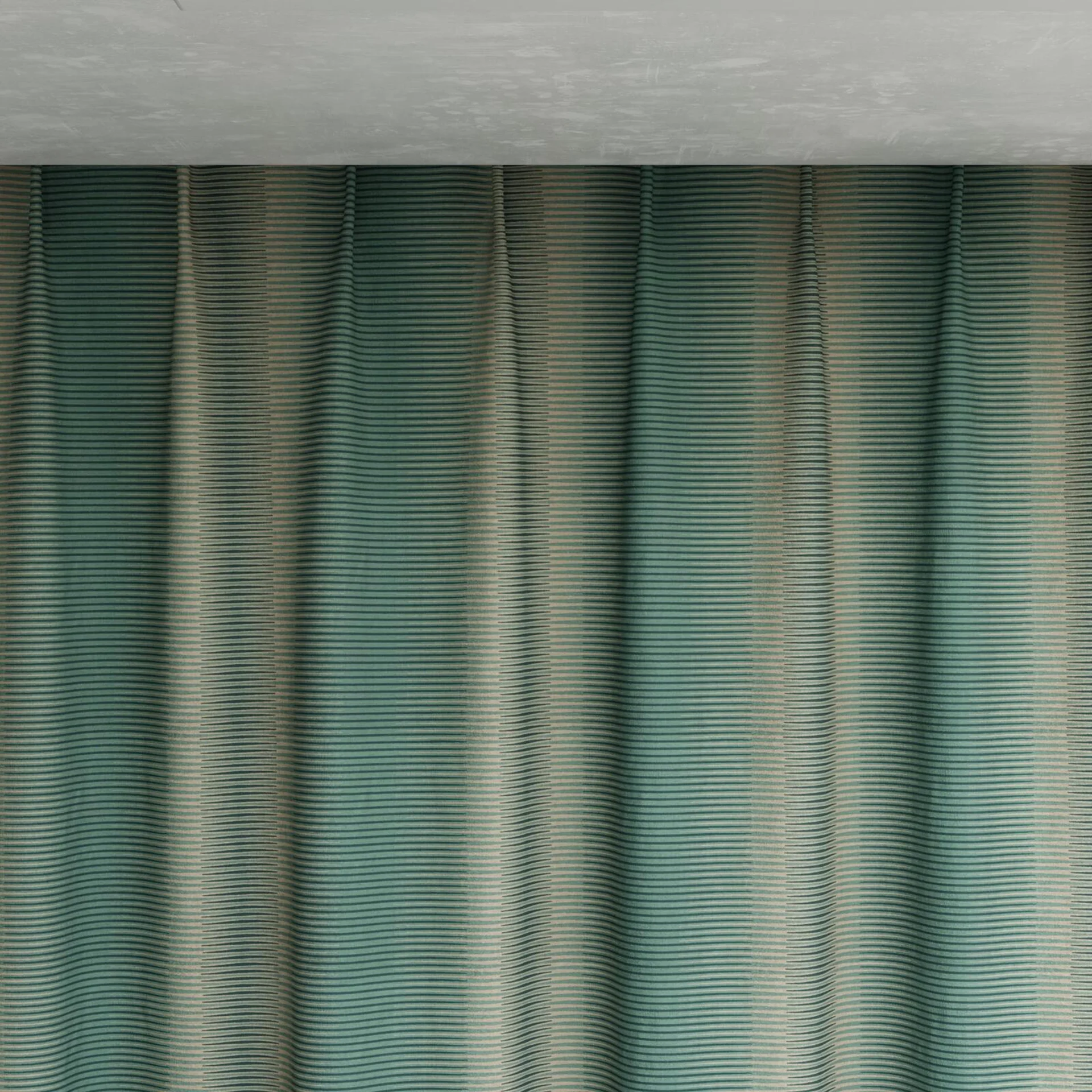 Top view of Jacopo Stripe Mineral, pinch pleat